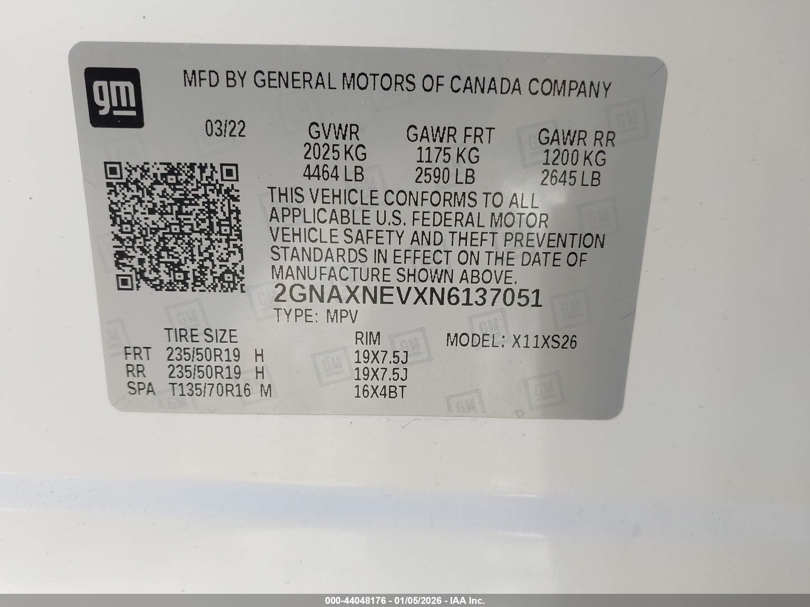 CHEVROLET EQUINOX image 9