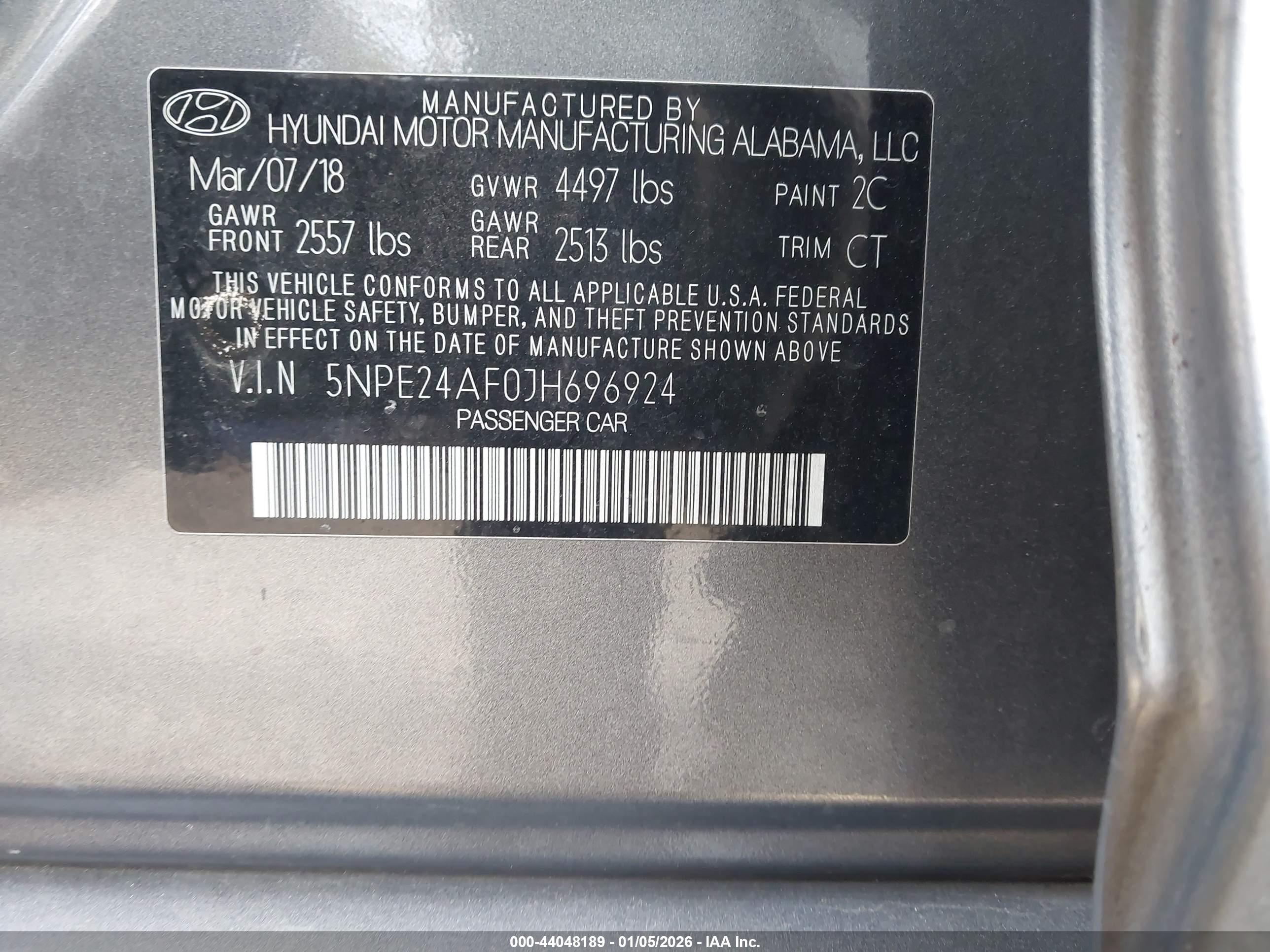 HYUNDAI SONATA image 9