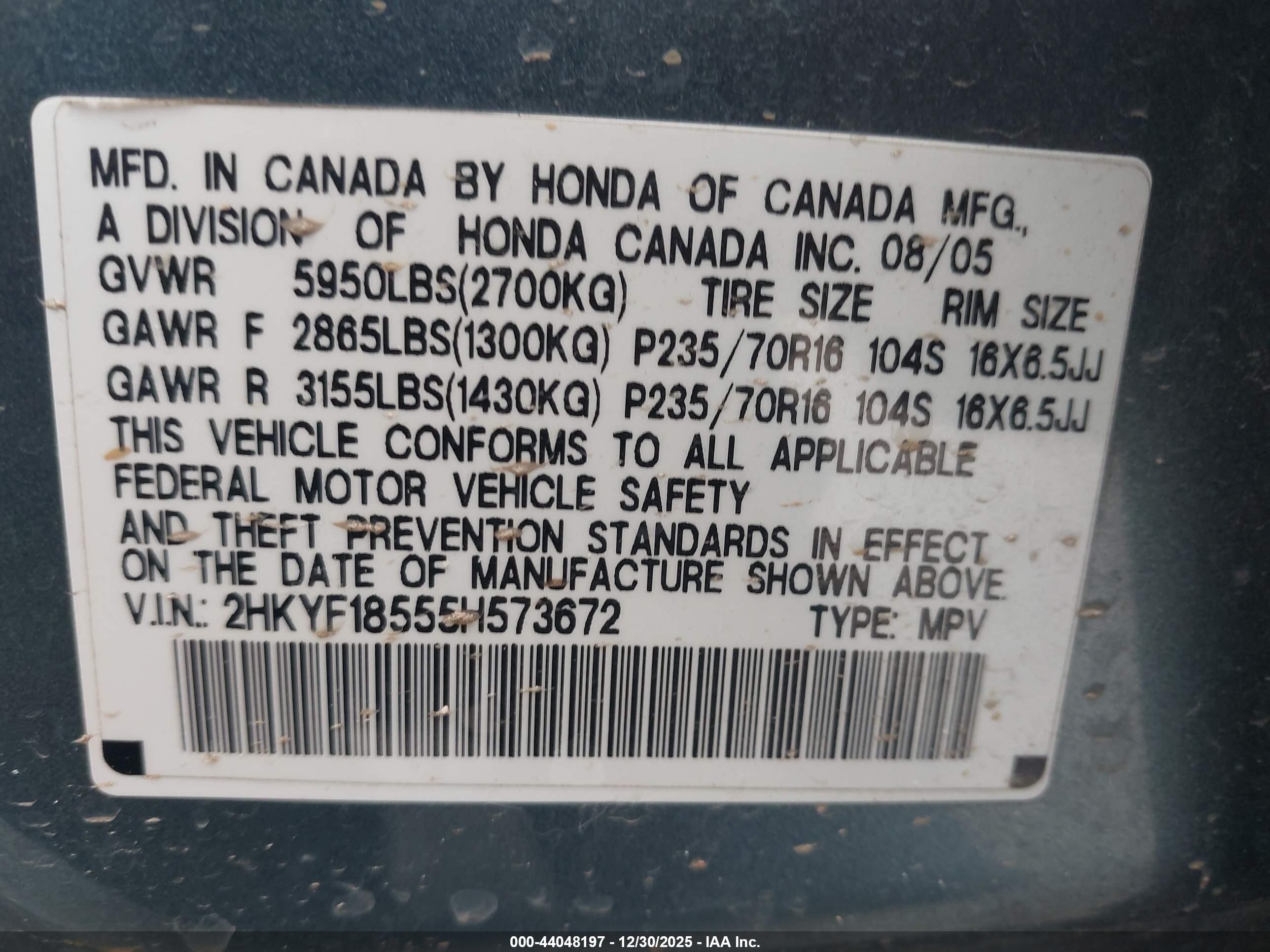 HONDA PILOT image 9