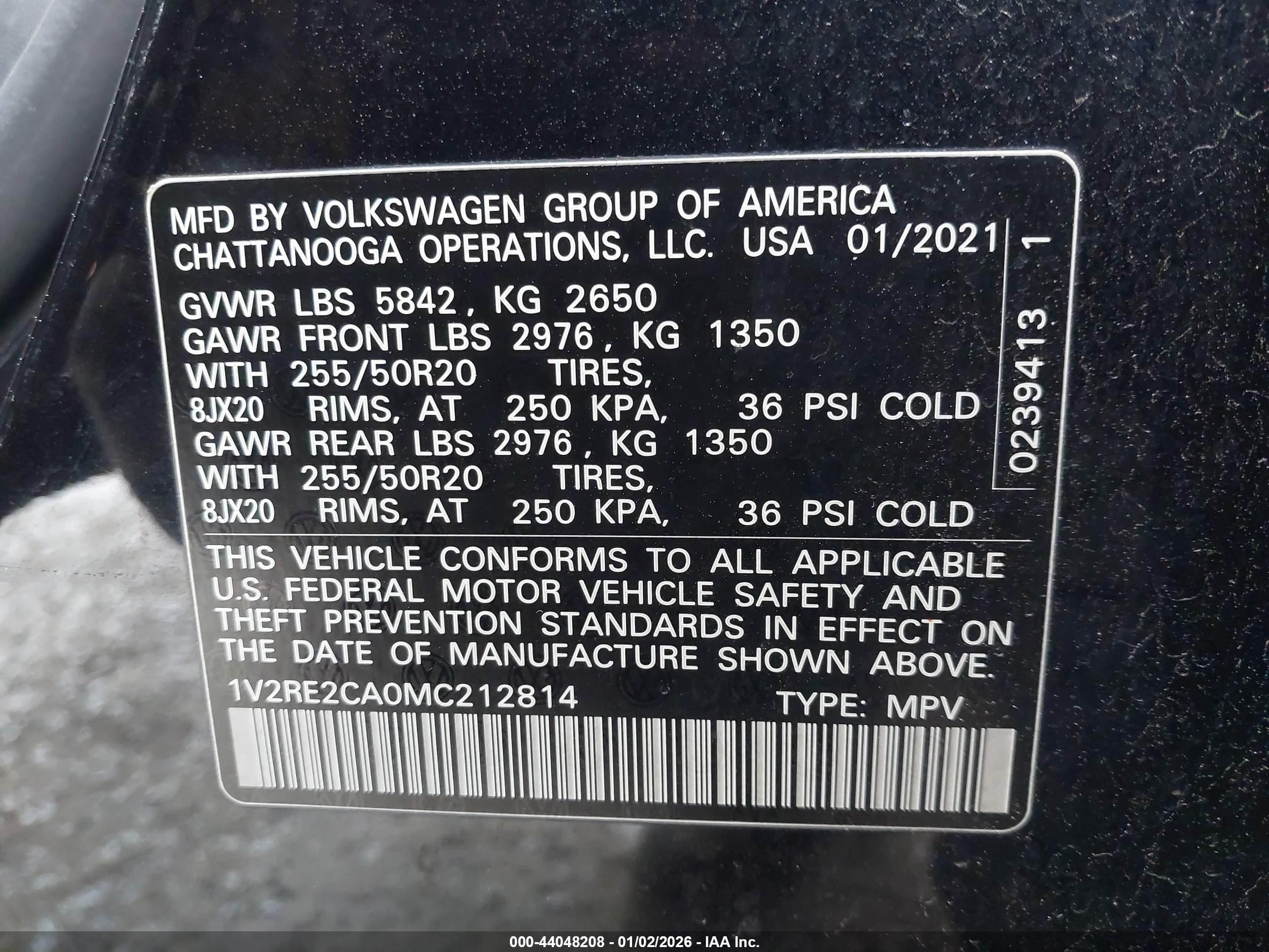 VOLKSWAGEN ATLAS image 9