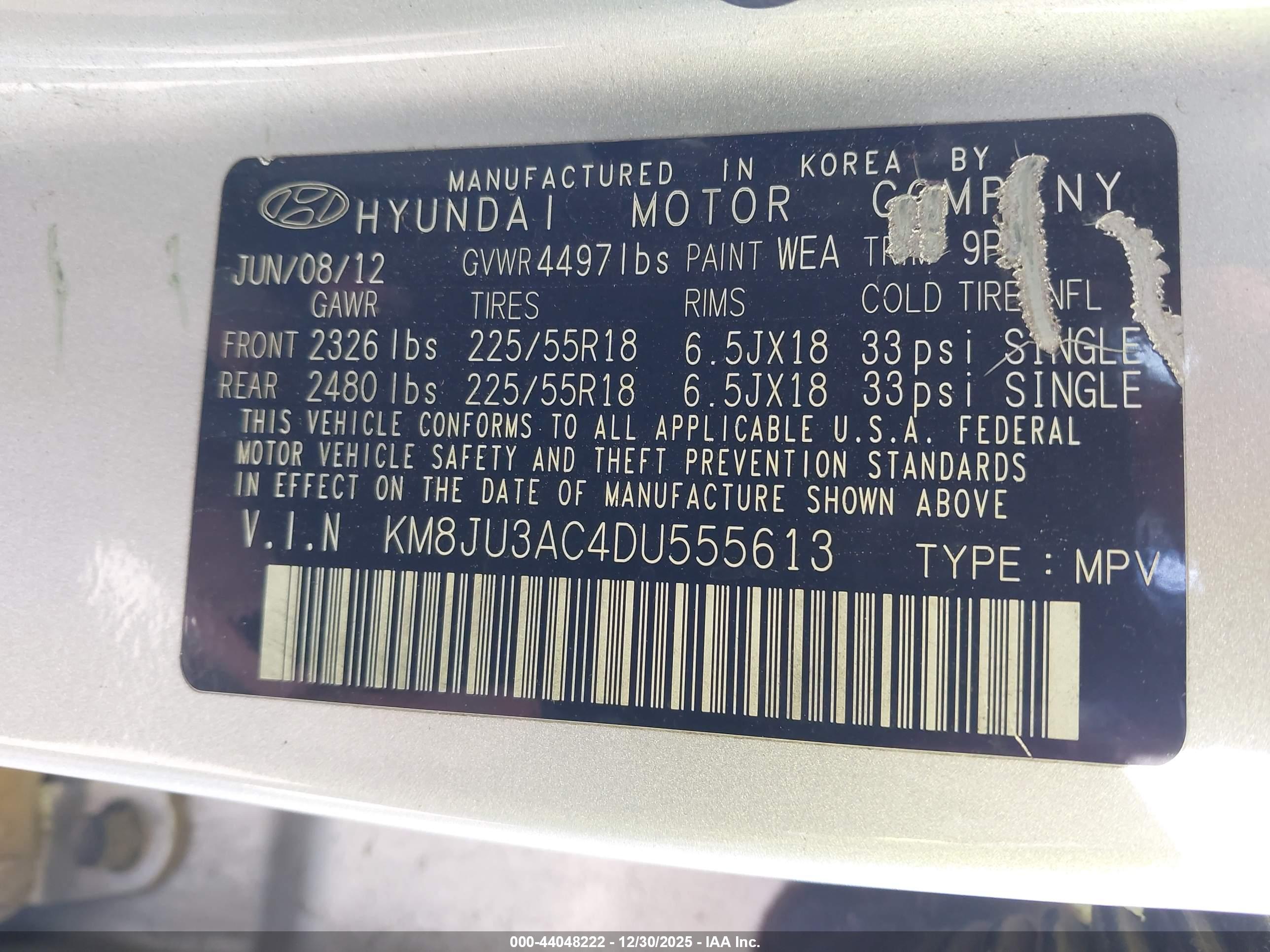 HYUNDAI TUCSON image 9