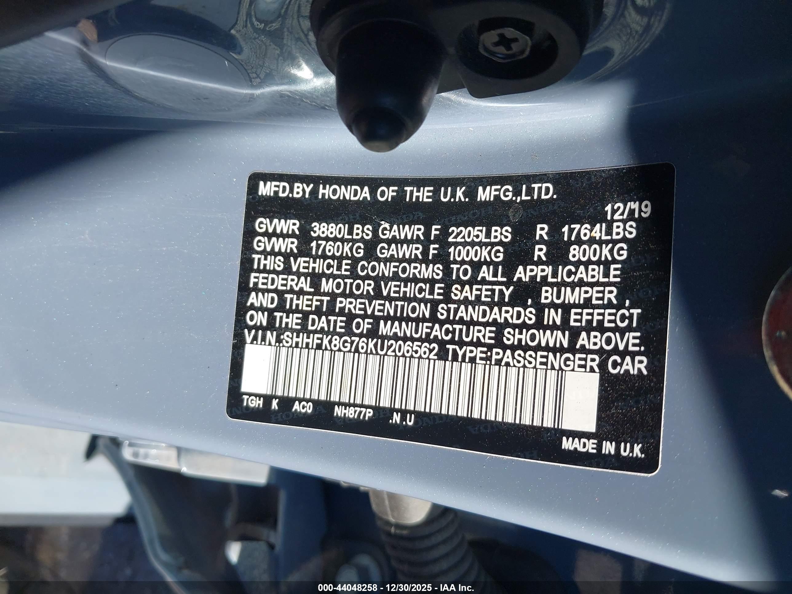 HONDA CIVIC image 9