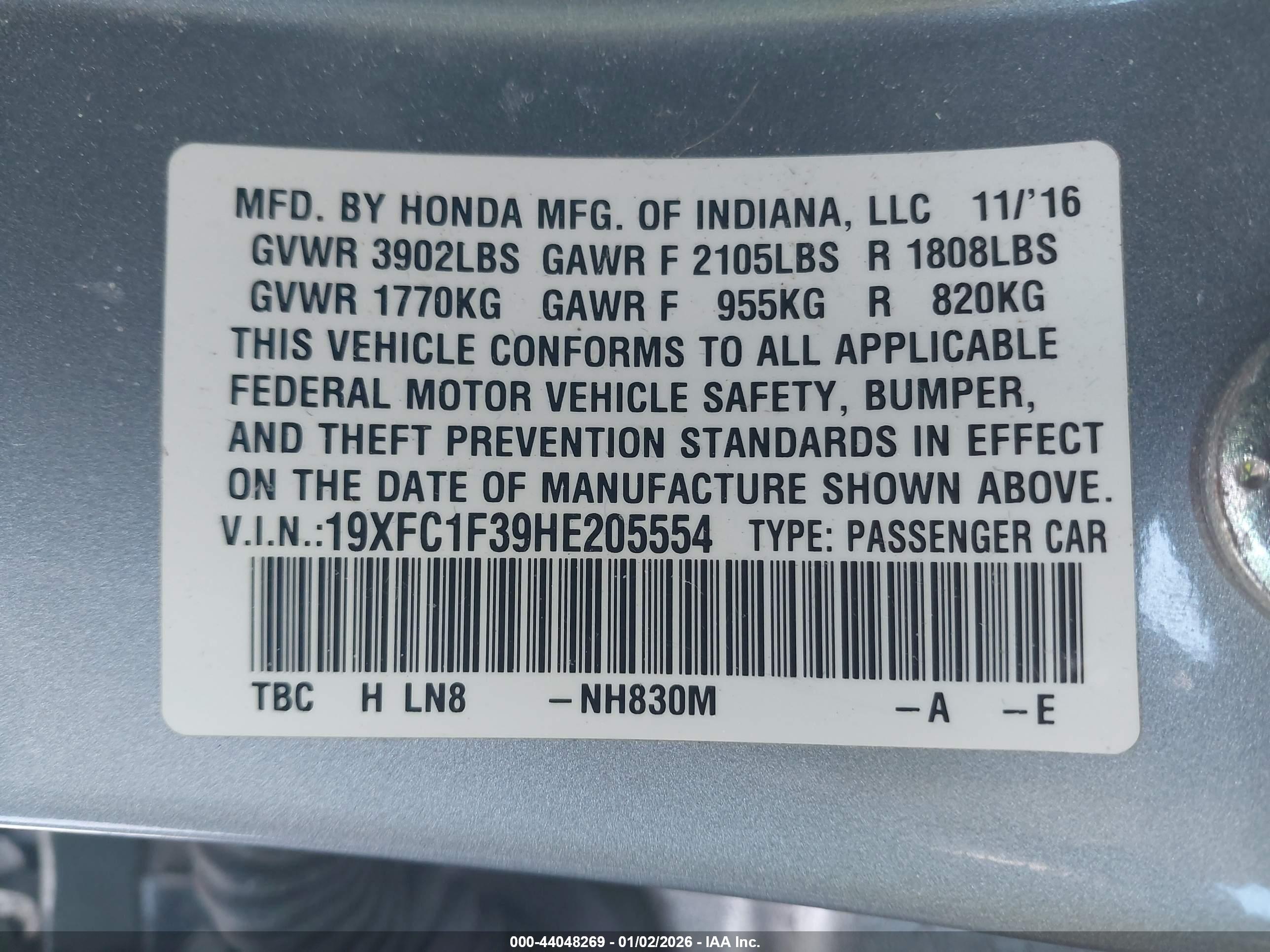 HONDA CIVIC image 9