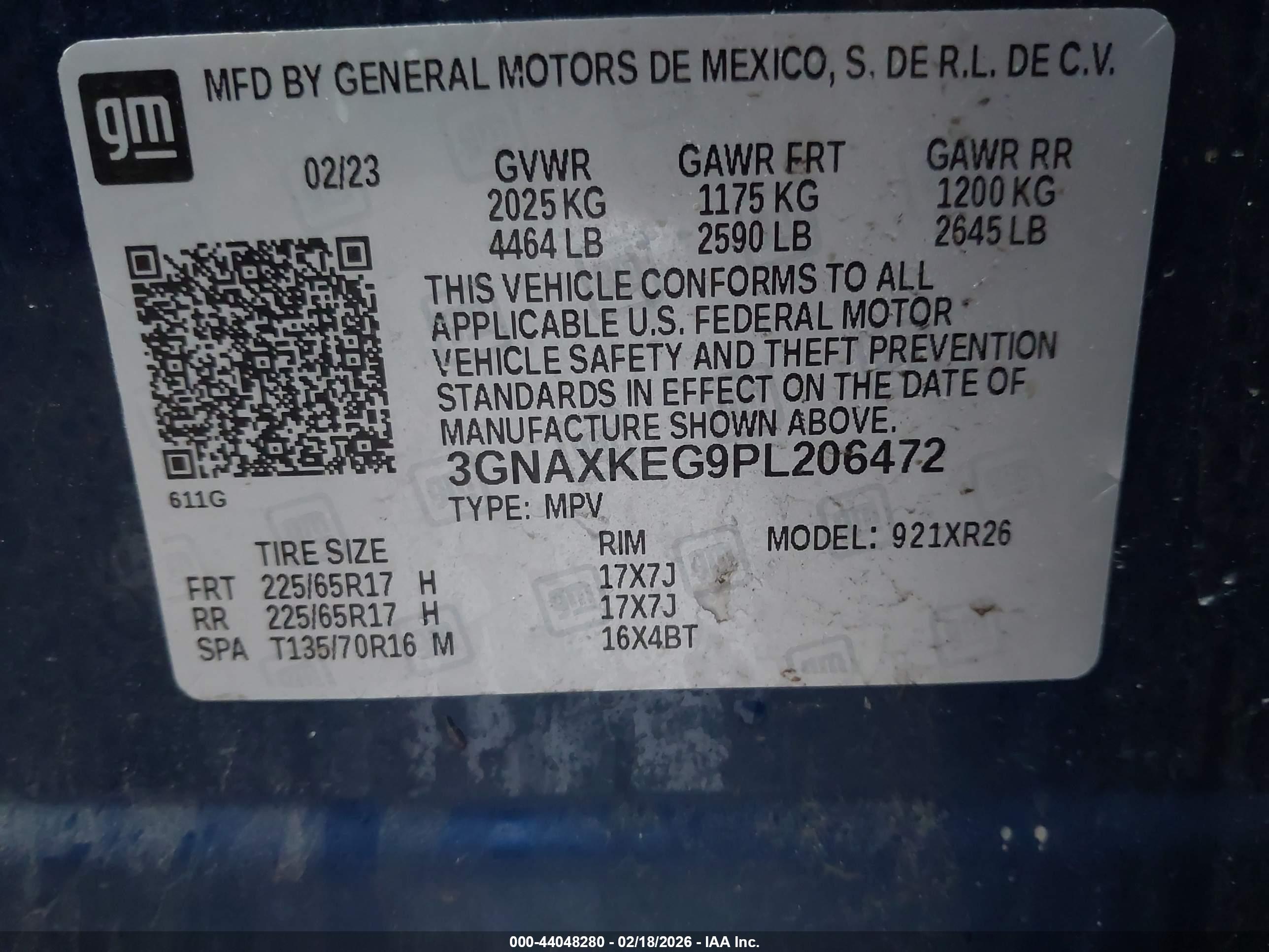 CHEVROLET EQUINOX image 9