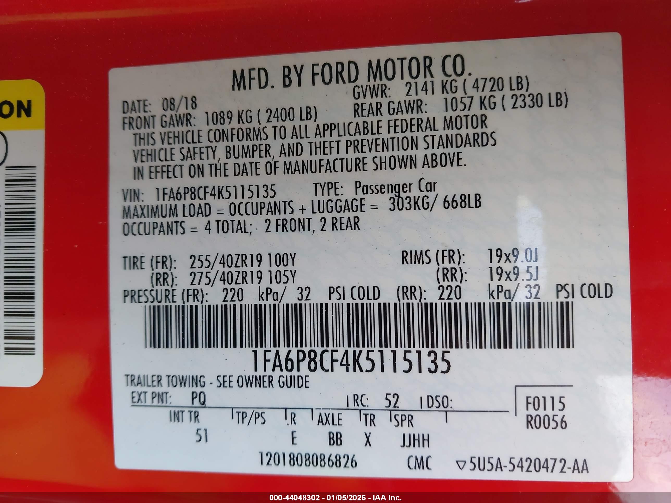 FORD MUSTANG image 9