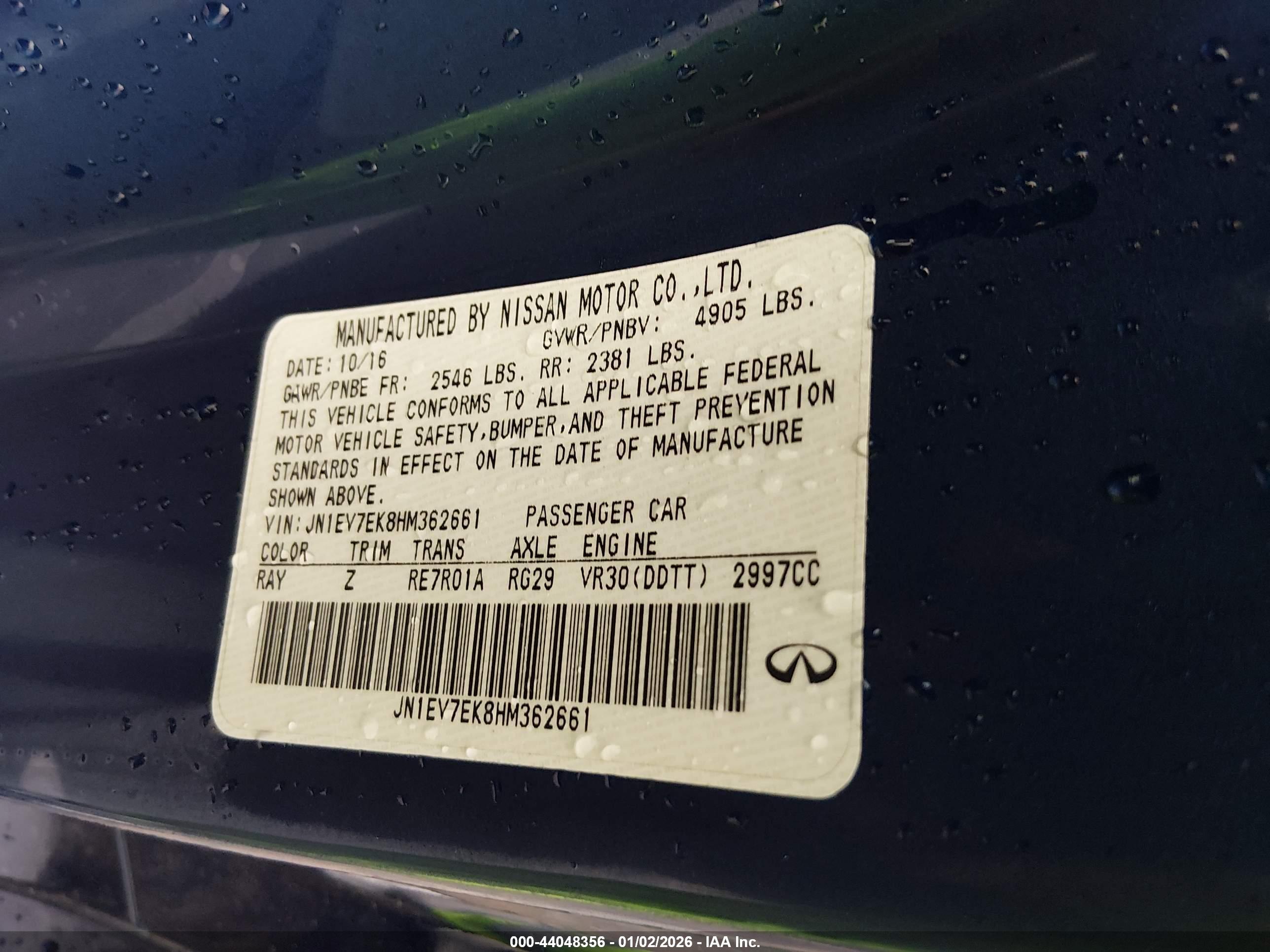 INFINITI Q60 image 9
