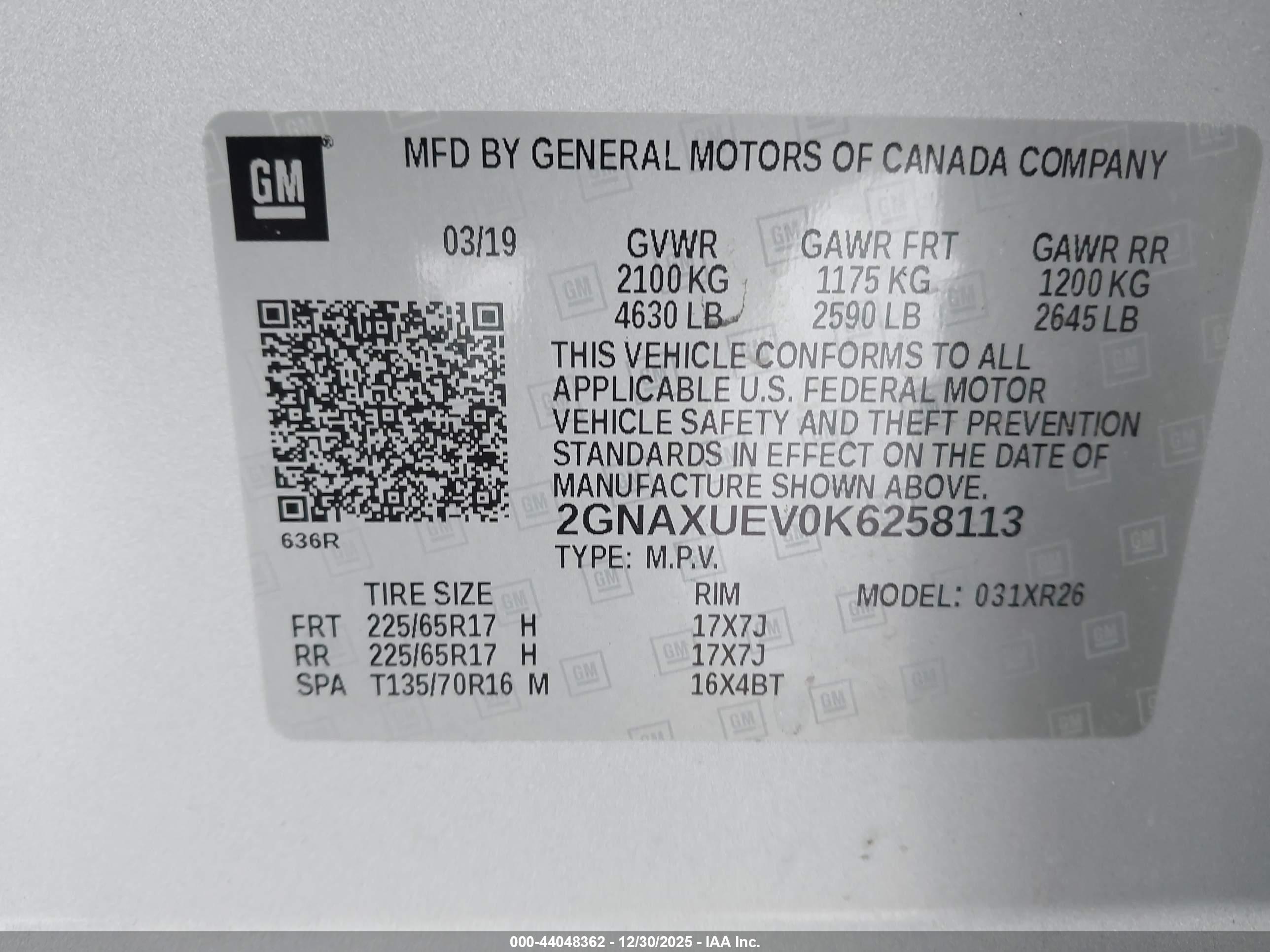 CHEVROLET EQUINOX image 9