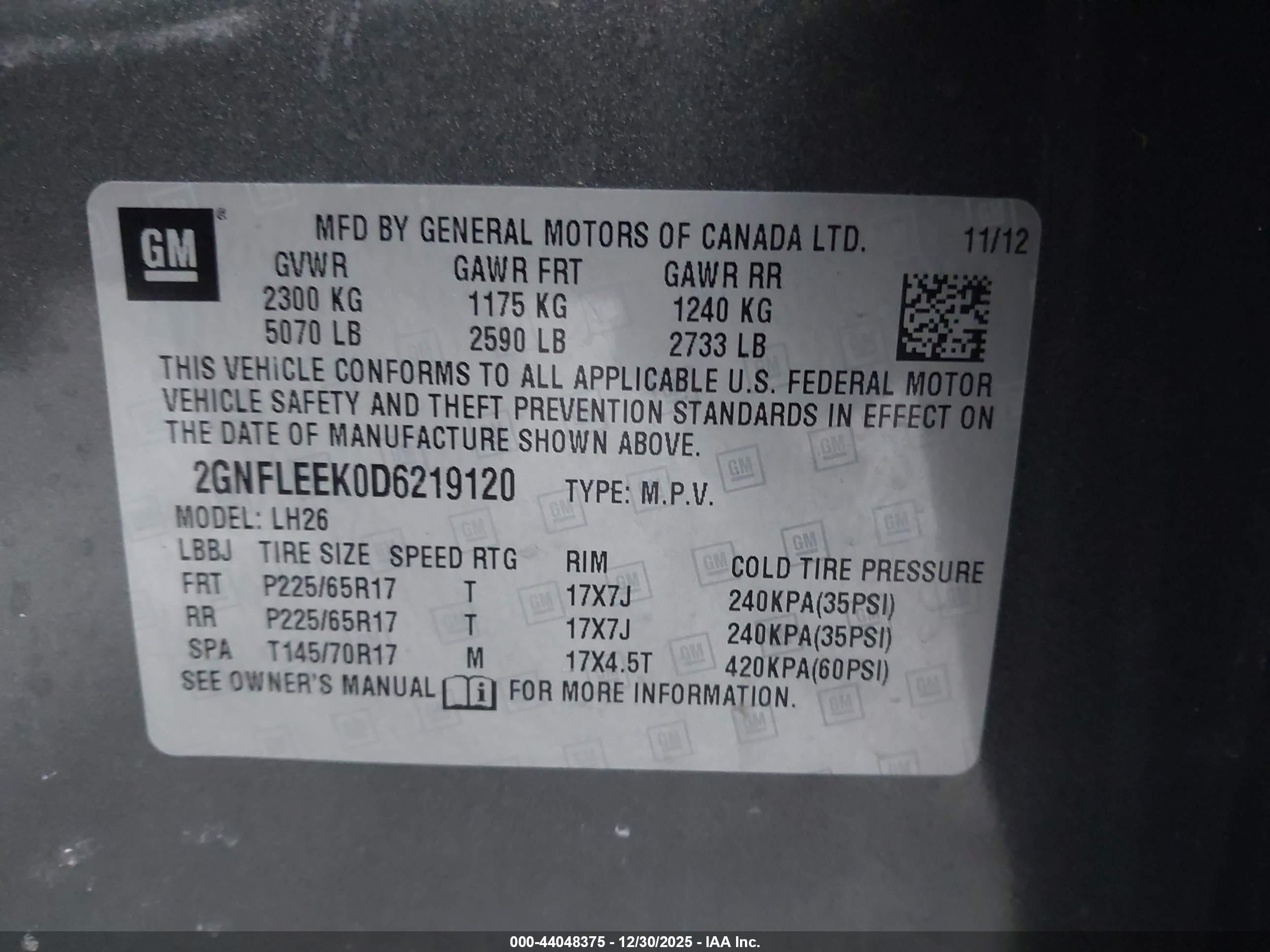 CHEVROLET EQUINOX image 9