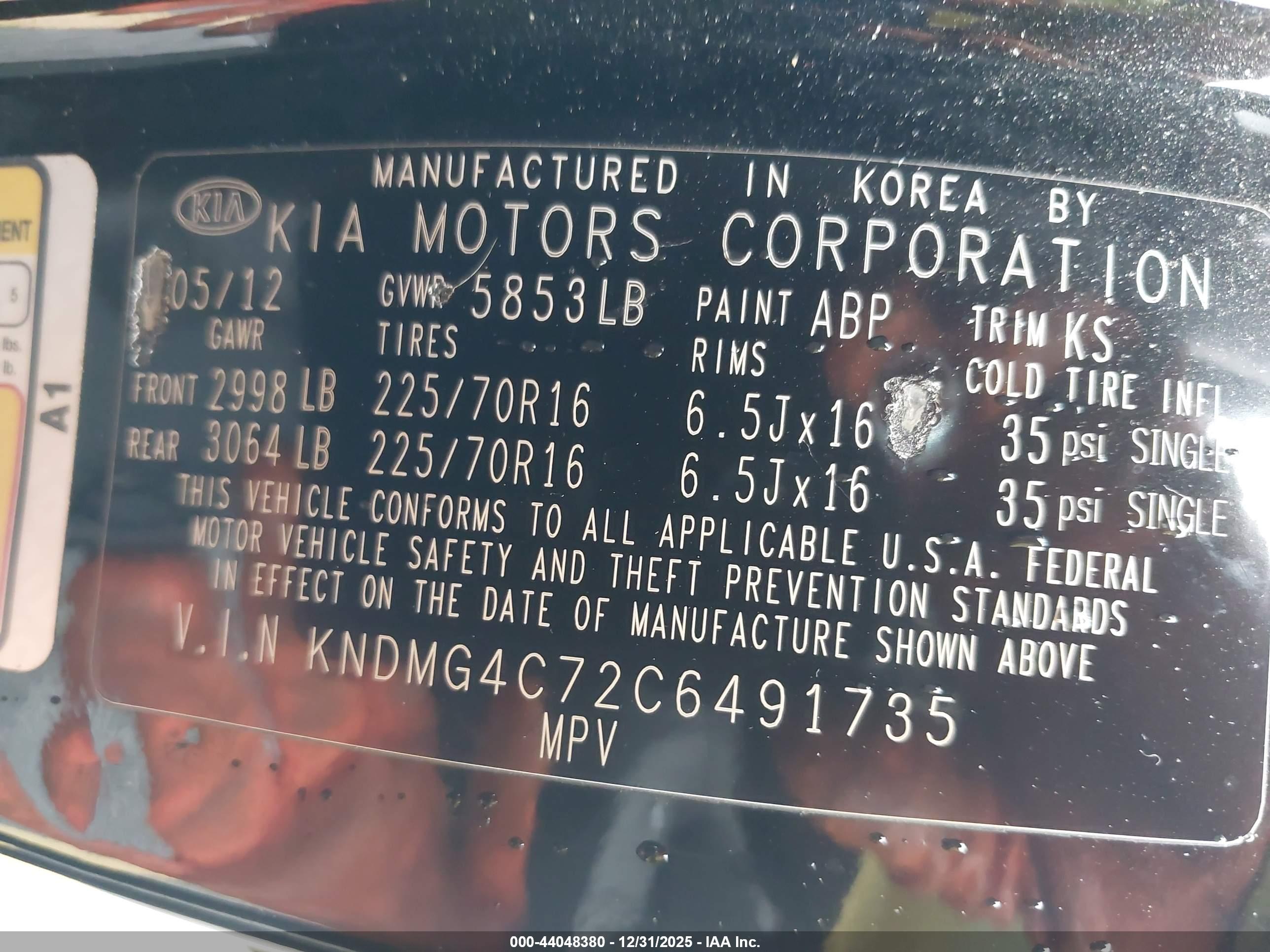 KIA SEDONA image 9