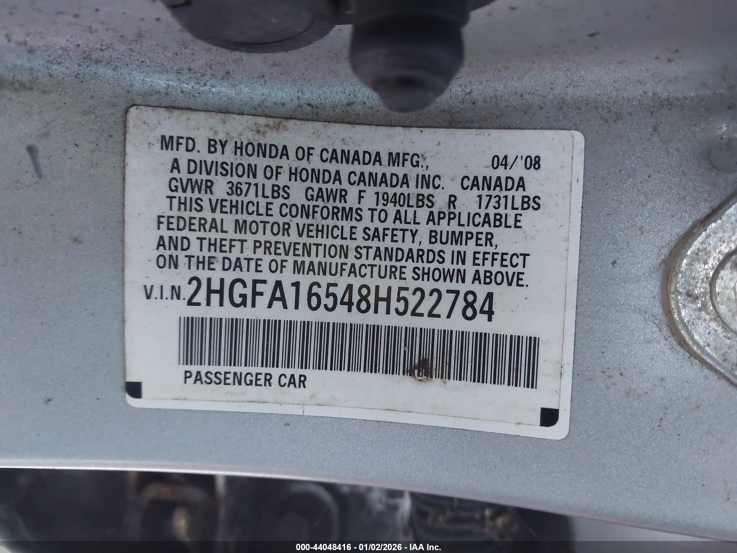 HONDA CIVIC image 9