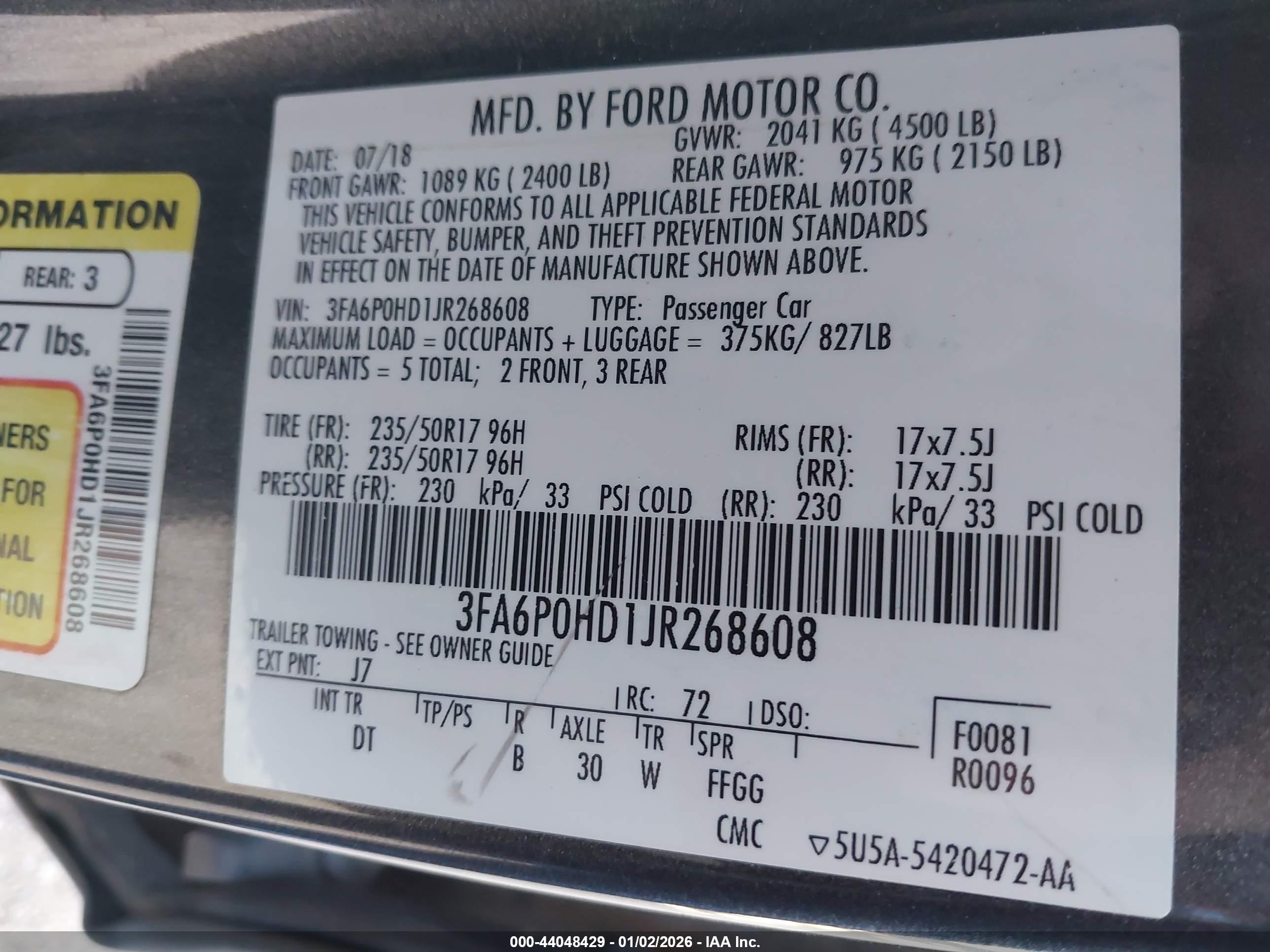 FORD FUSION image 9