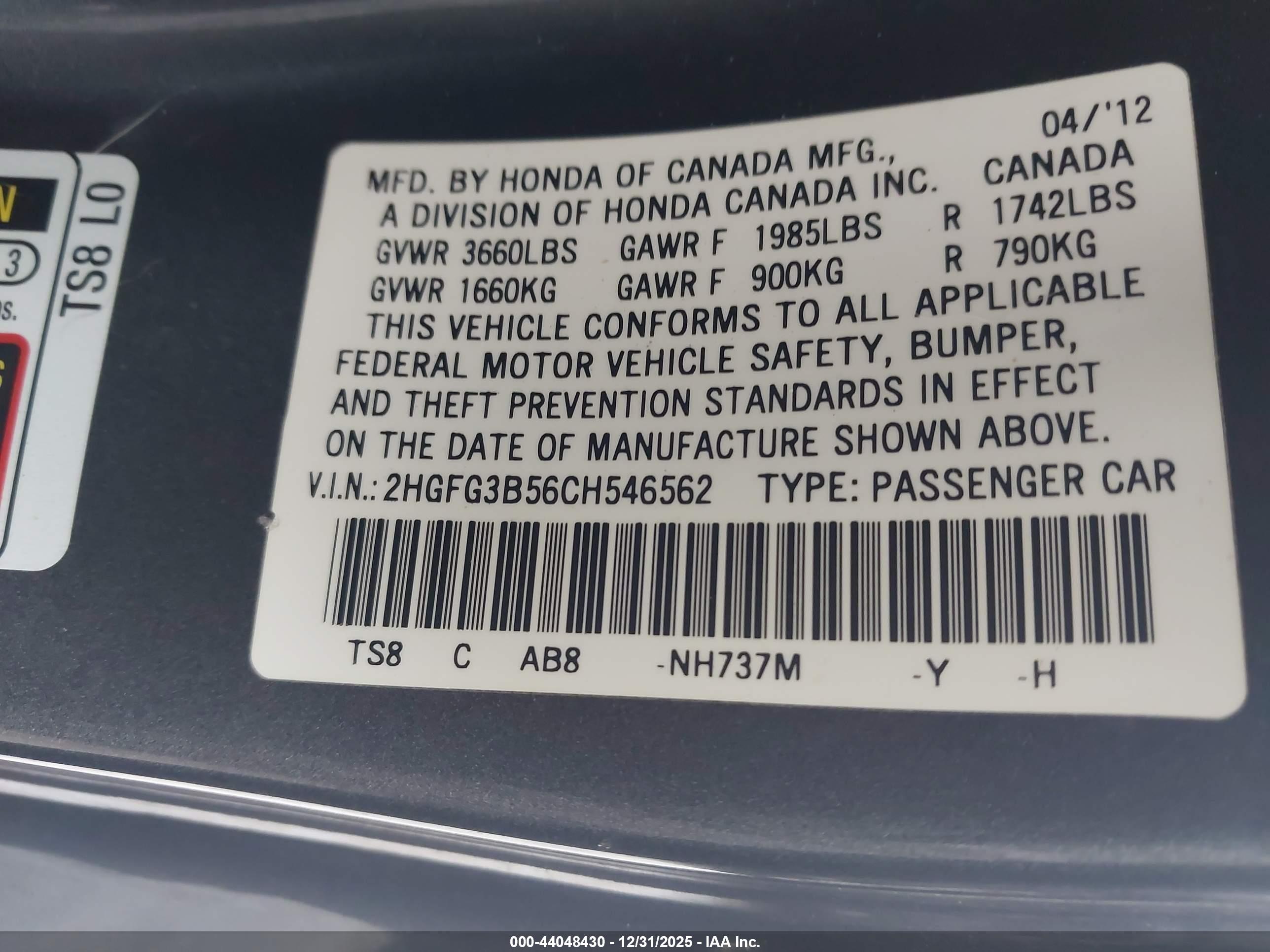 HONDA CIVIC image 9