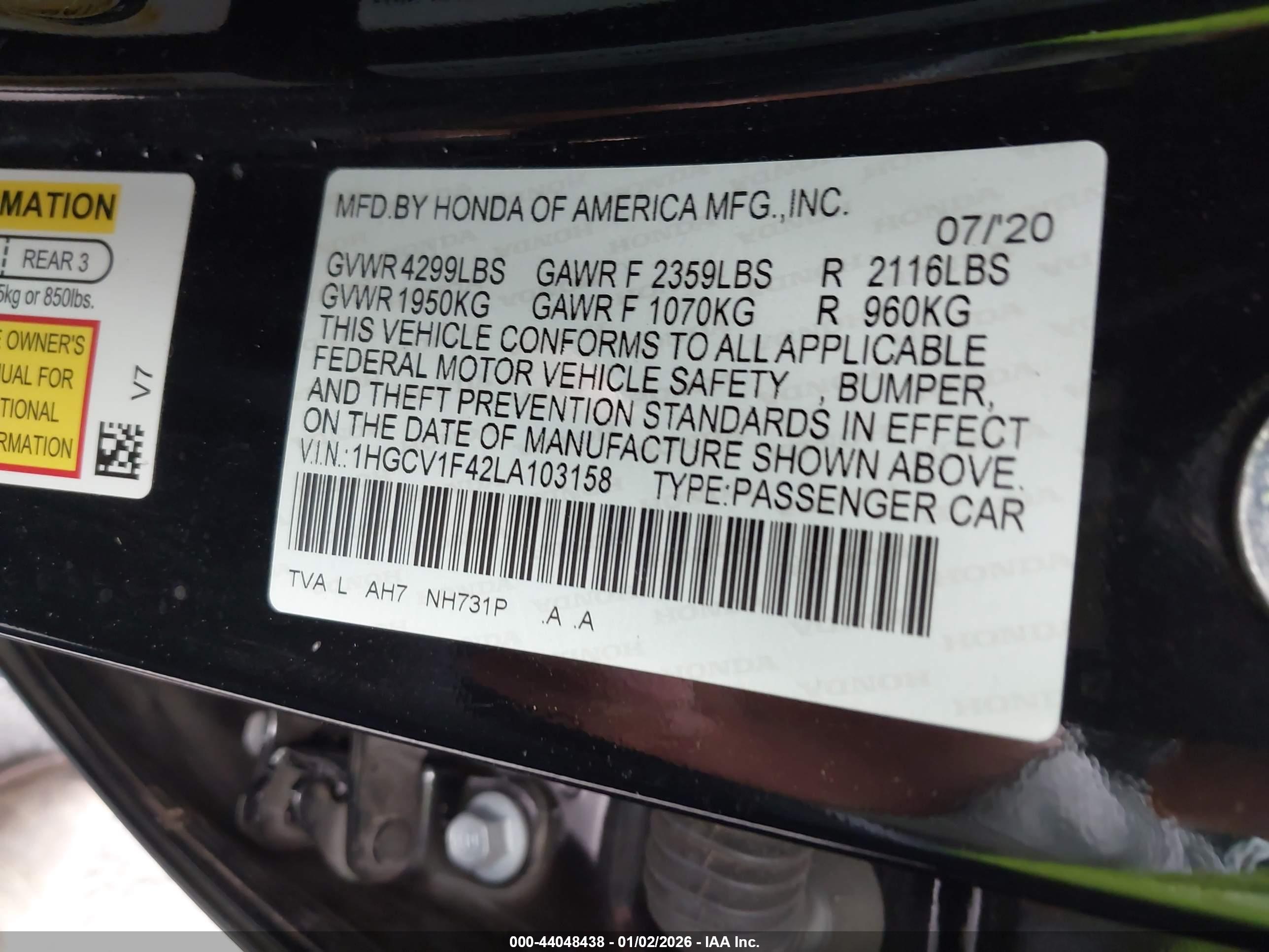 HONDA ACCORD image 9