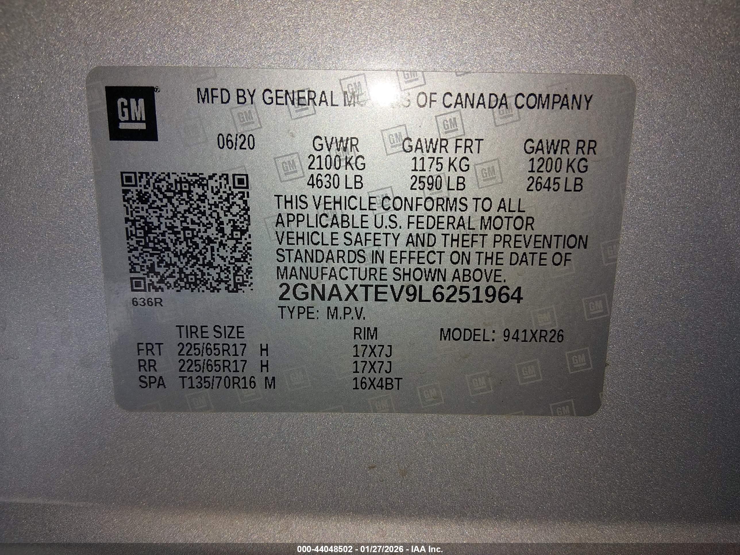 CHEVROLET EQUINOX image 9