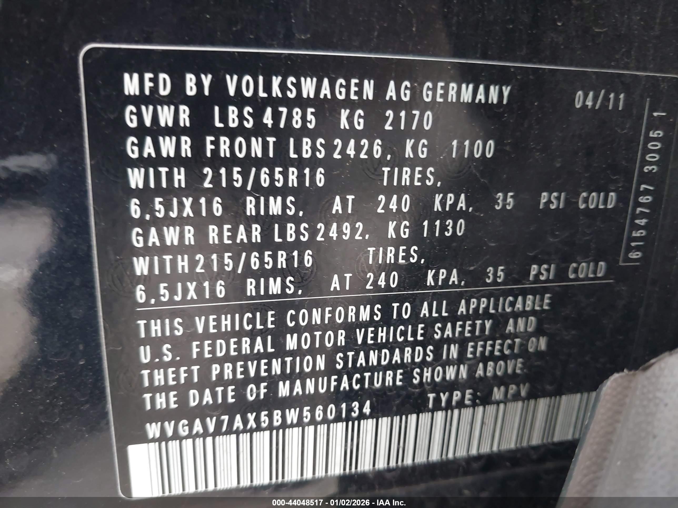 VOLKSWAGEN TIGUAN image 9