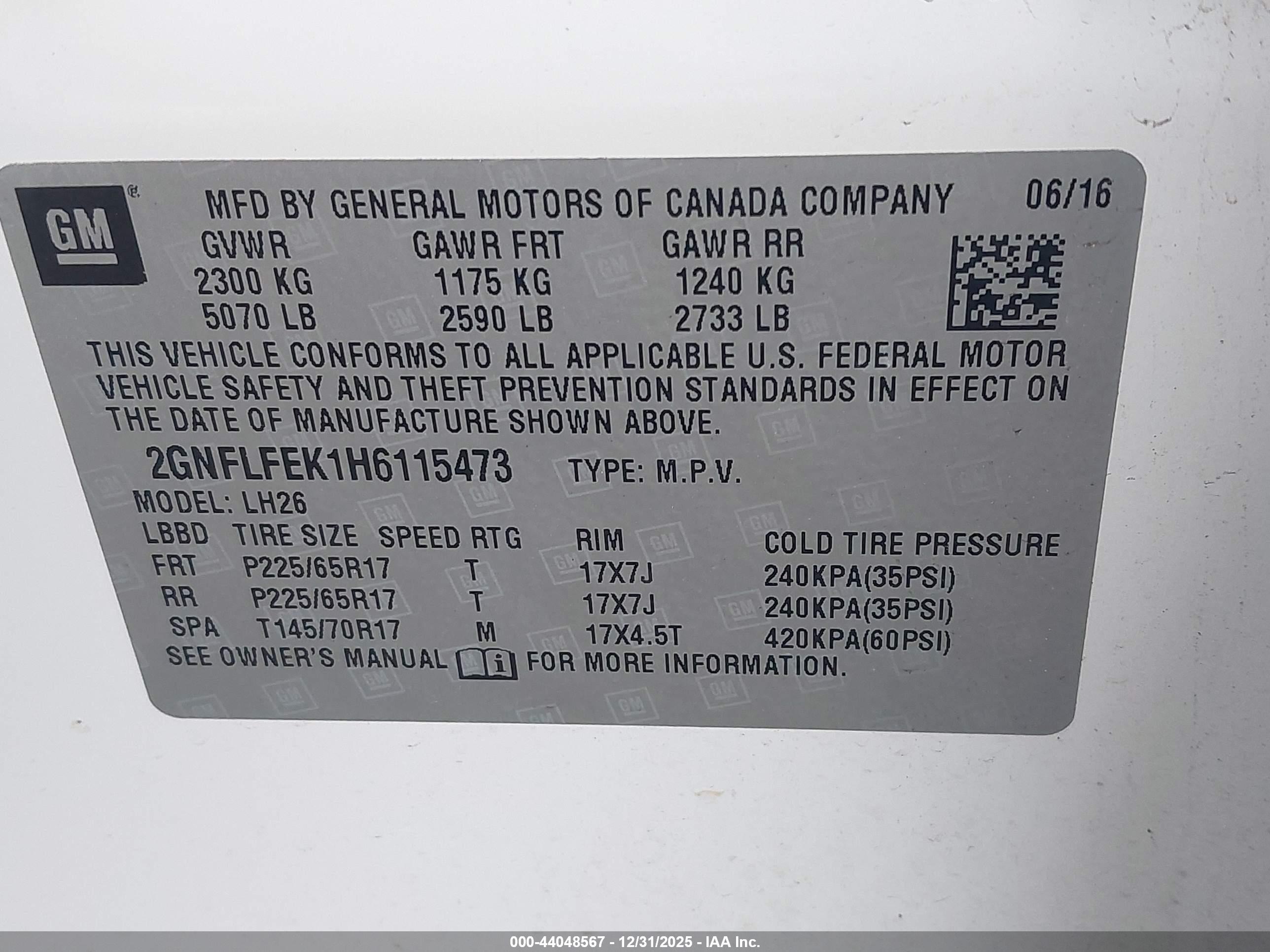 CHEVROLET EQUINOX image 9