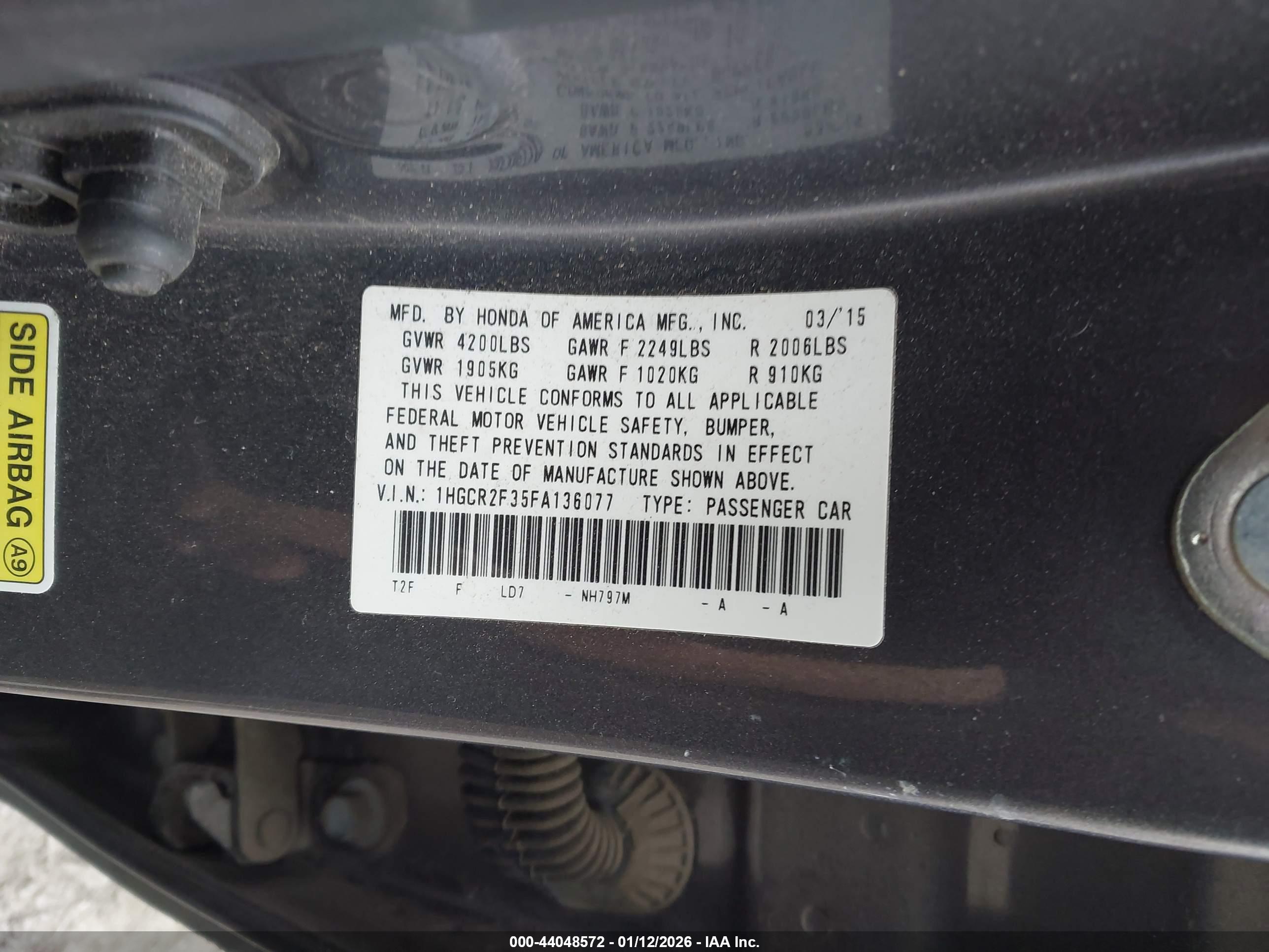 HONDA ACCORD image 9