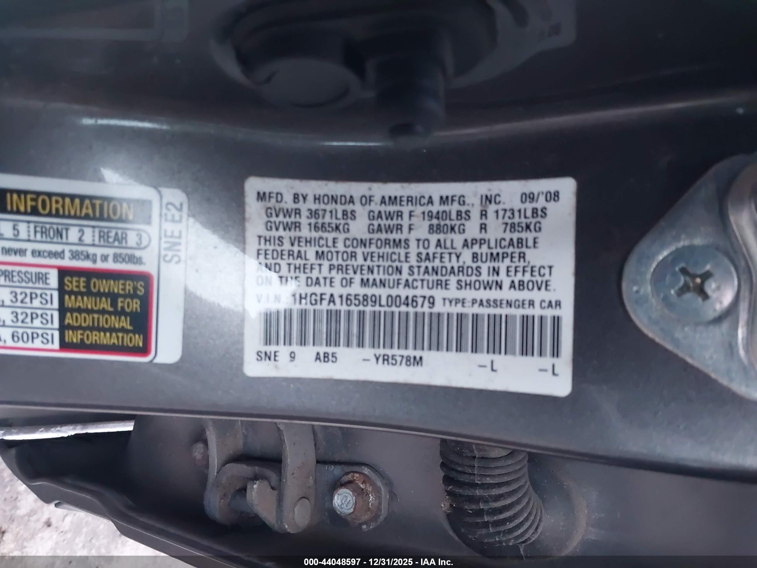 HONDA CIVIC image 9