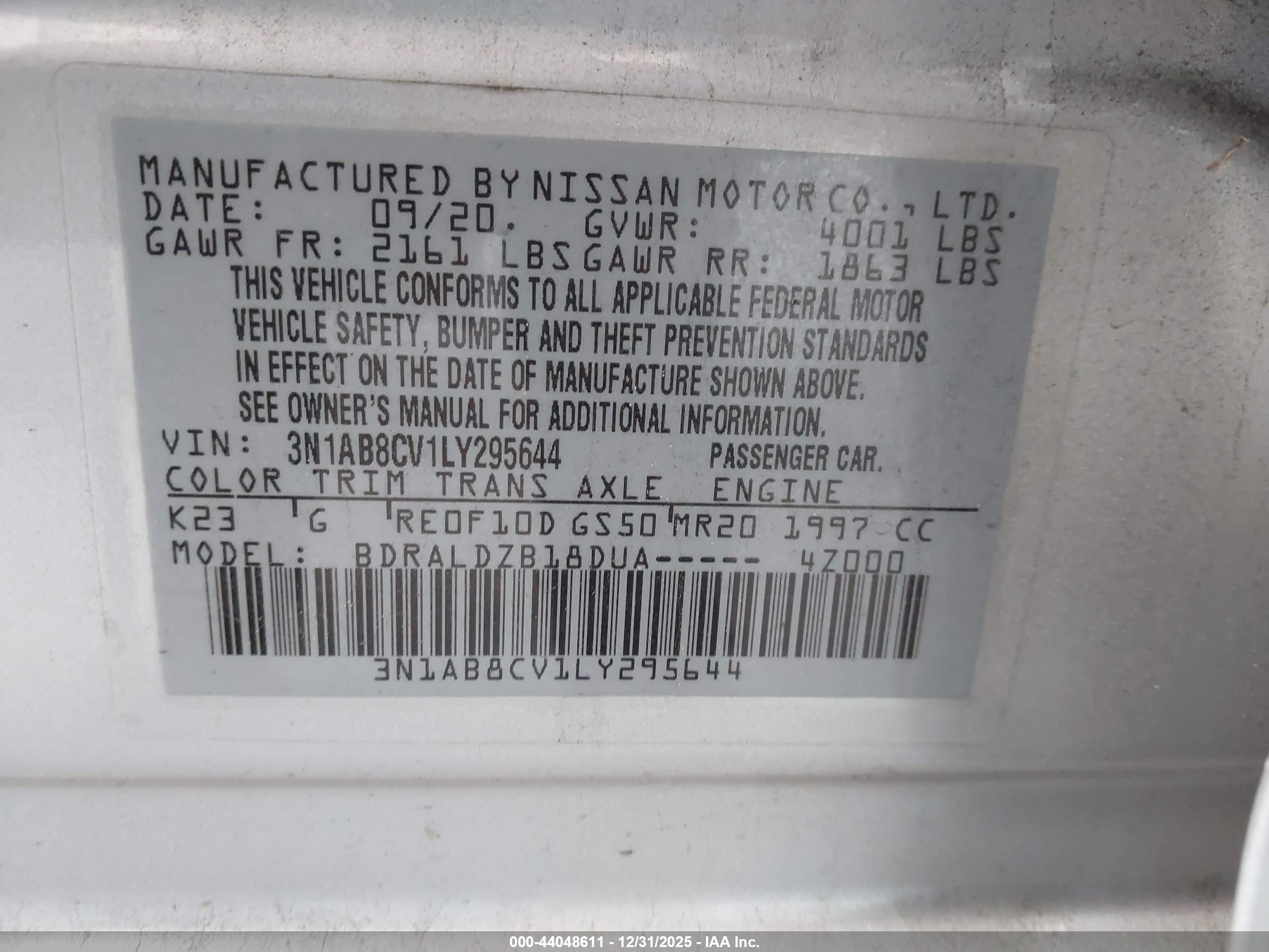 NISSAN SENTRA image 9