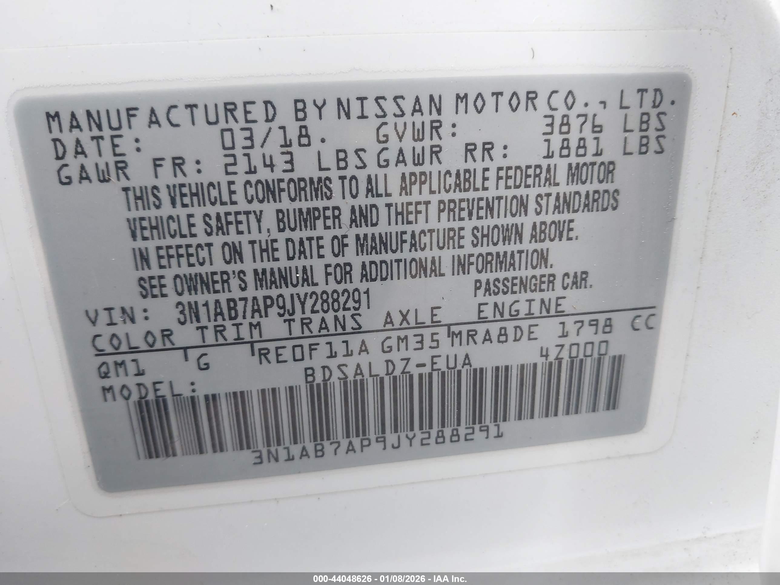 NISSAN SENTRA image 9