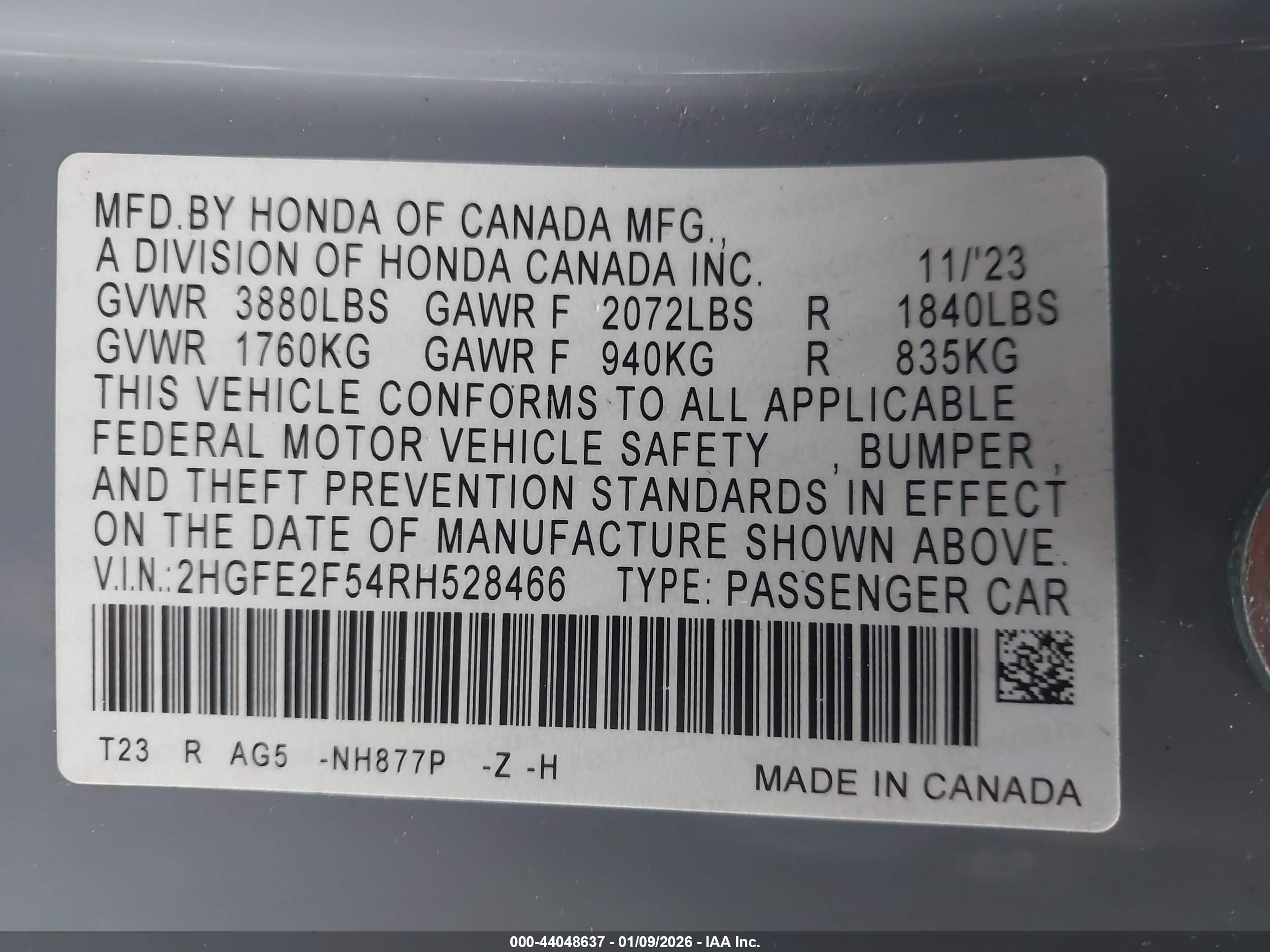 HONDA CIVIC image 9