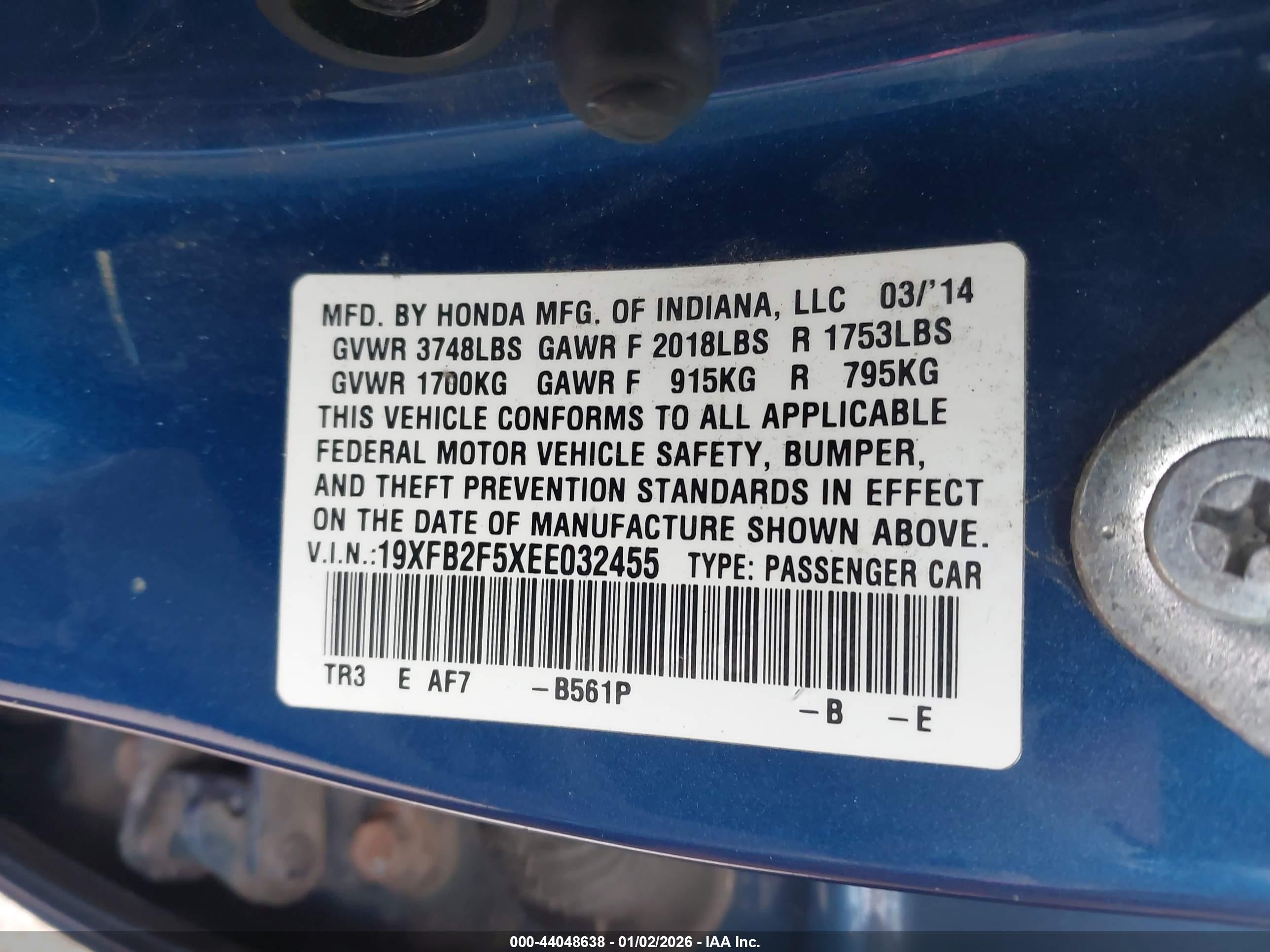 HONDA CIVIC image 9