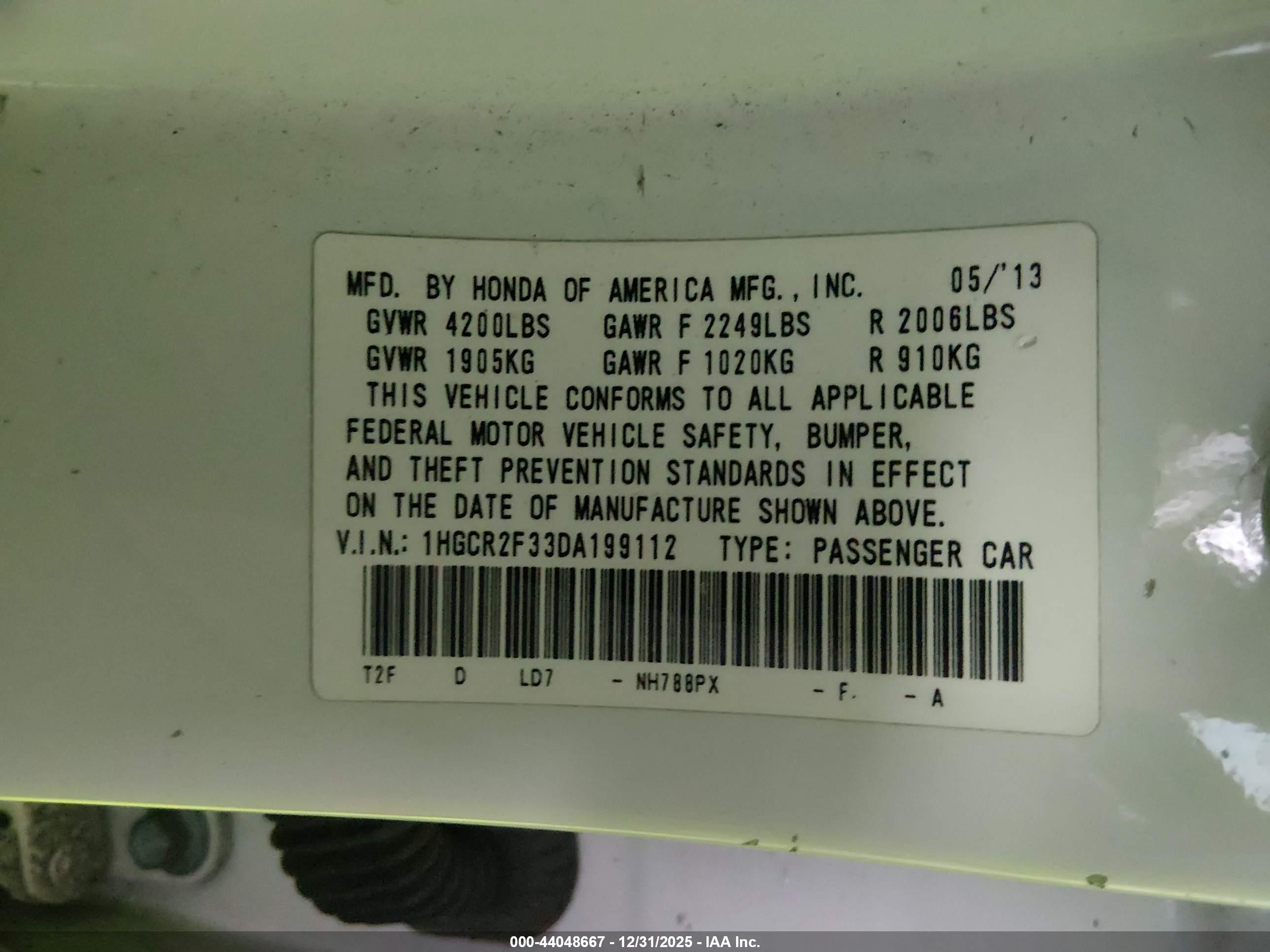 HONDA ACCORD image 9