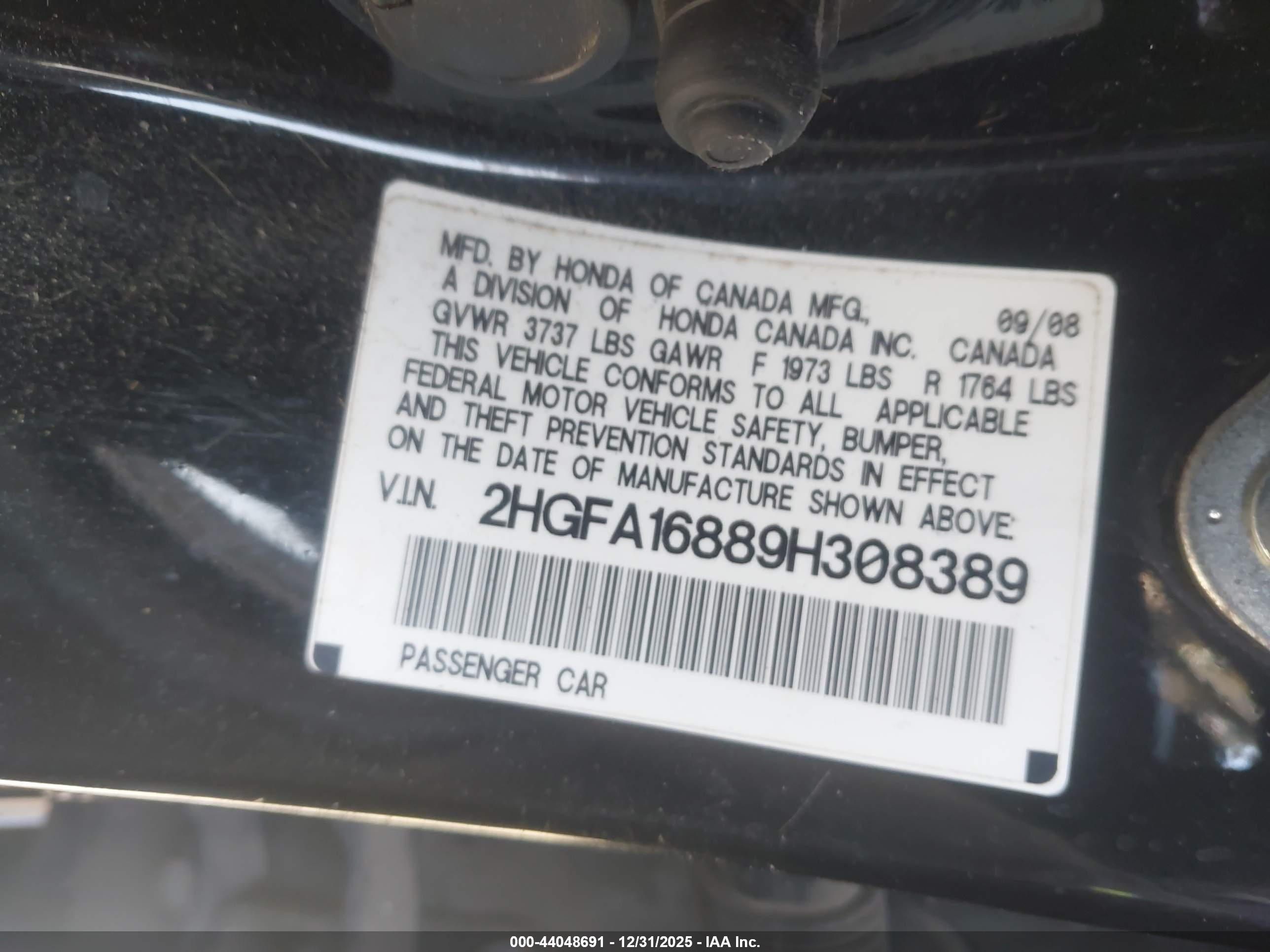 HONDA CIVIC image 9