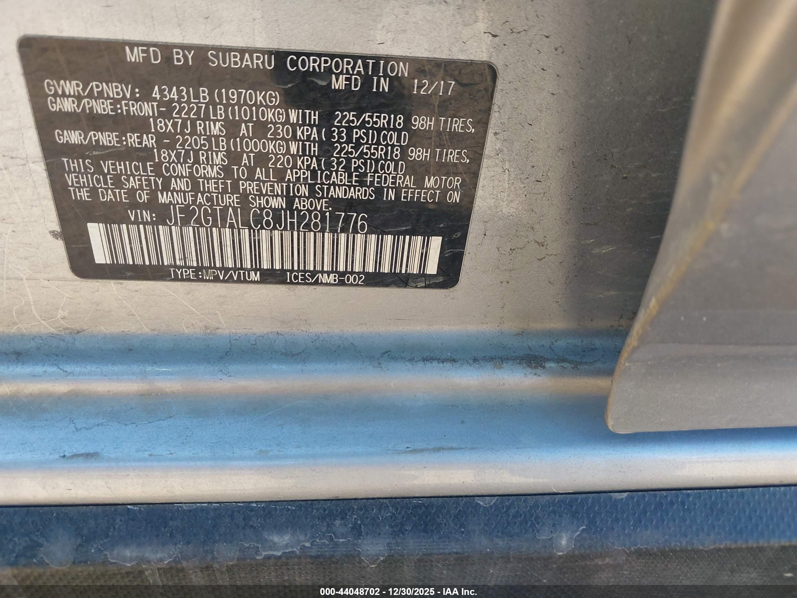 SUBARU CROSSTREK image 9