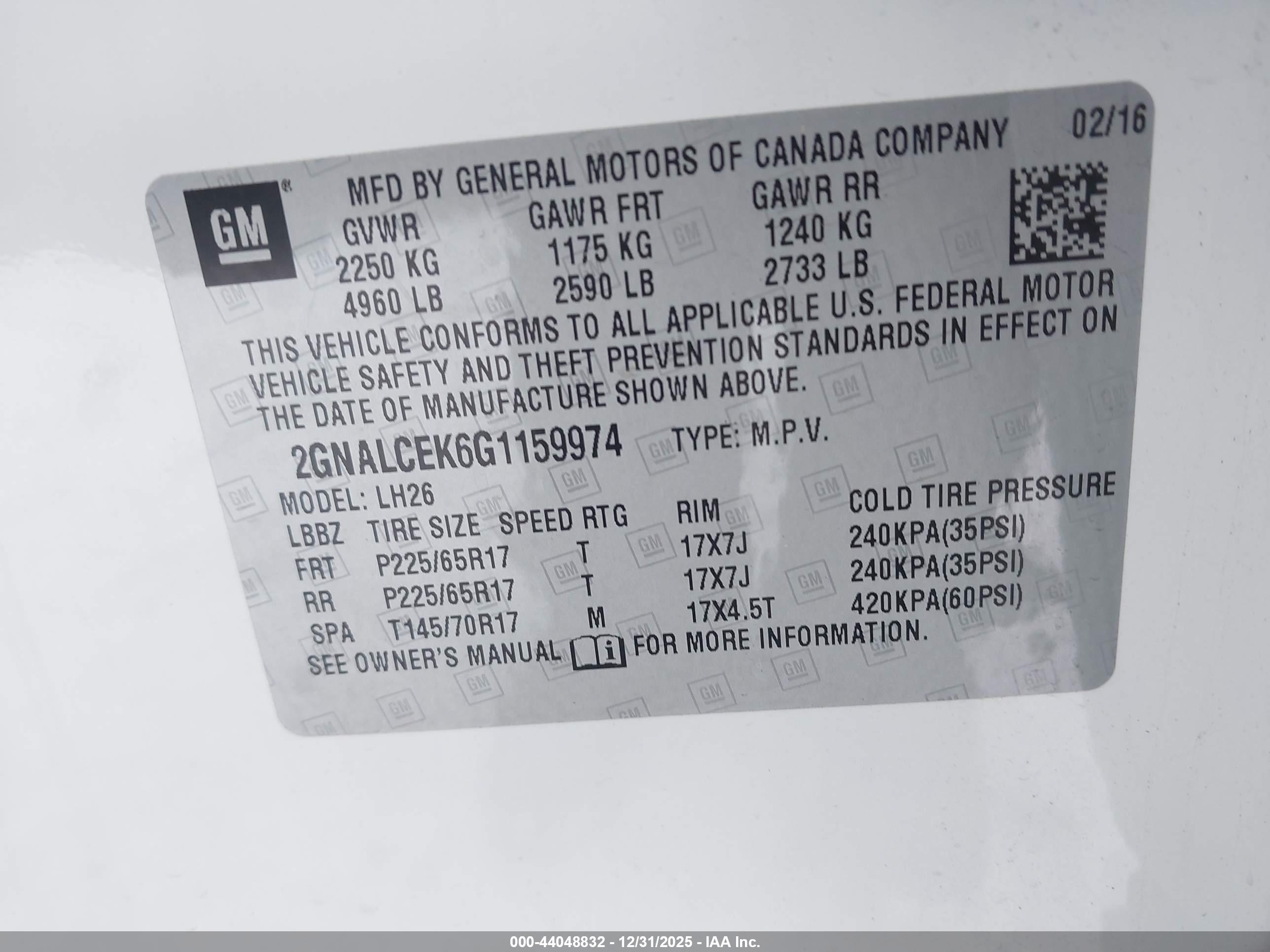 CHEVROLET EQUINOX image 9