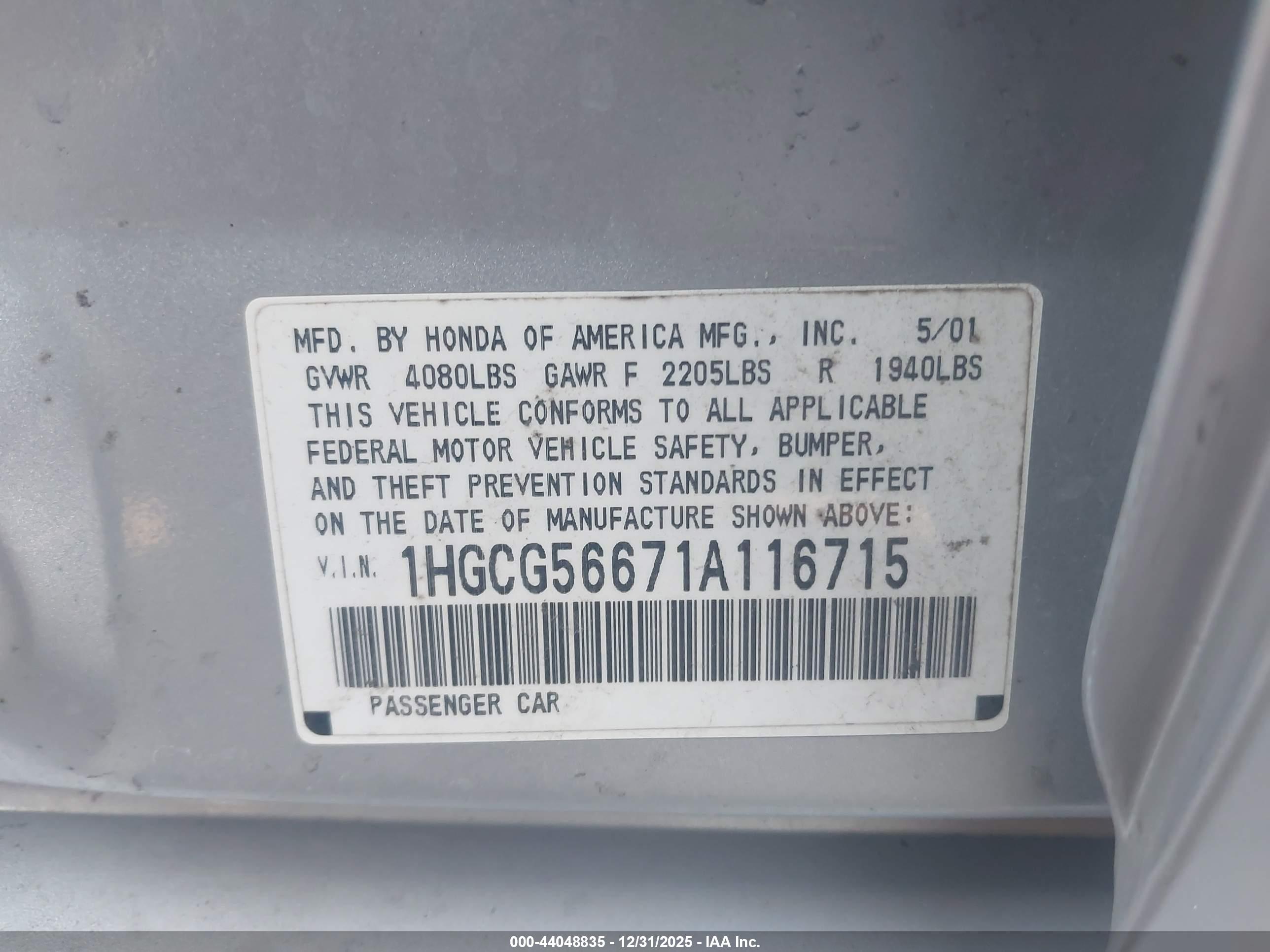 HONDA ACCORD image 9