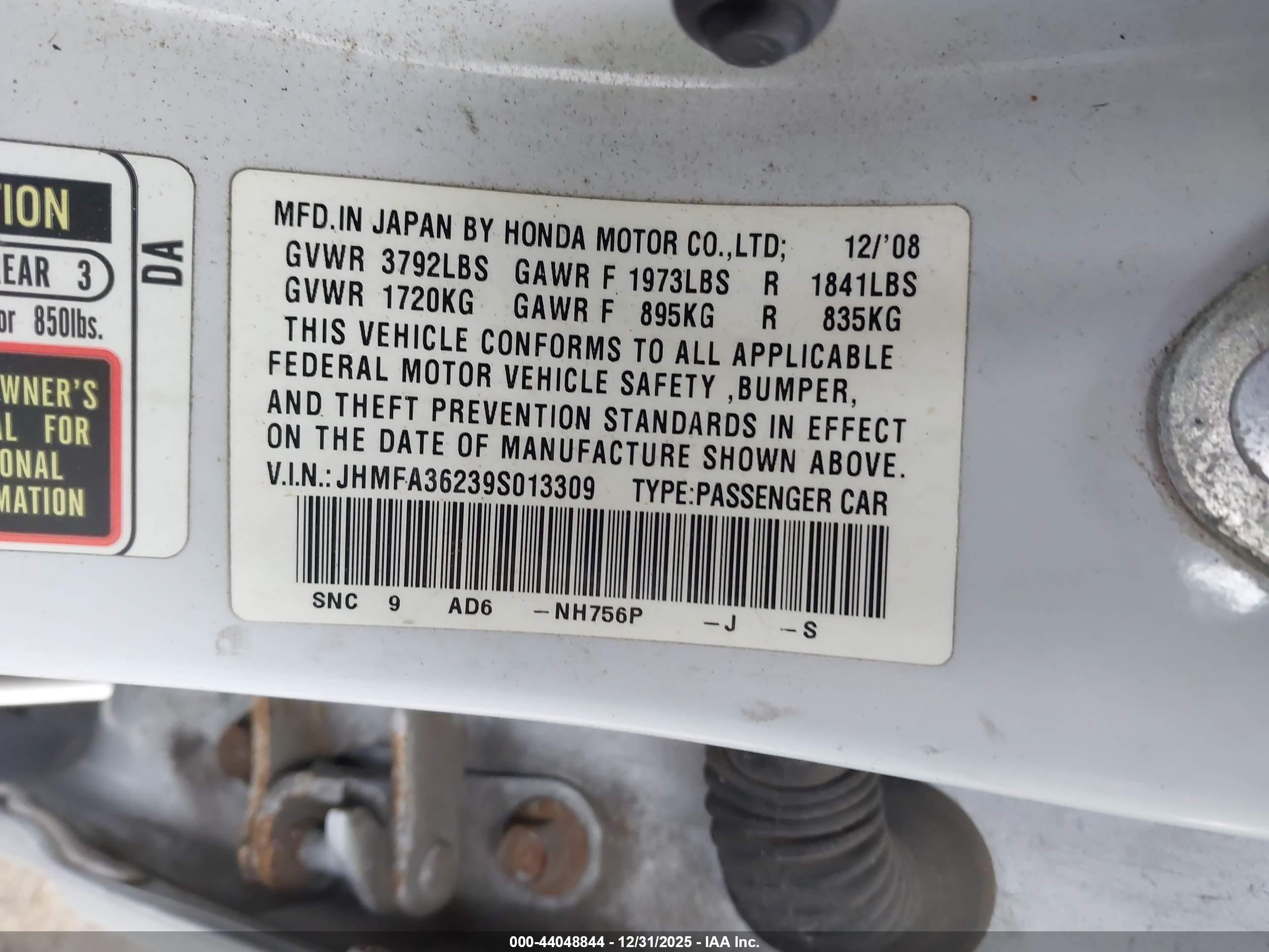 HONDA CIVIC image 9