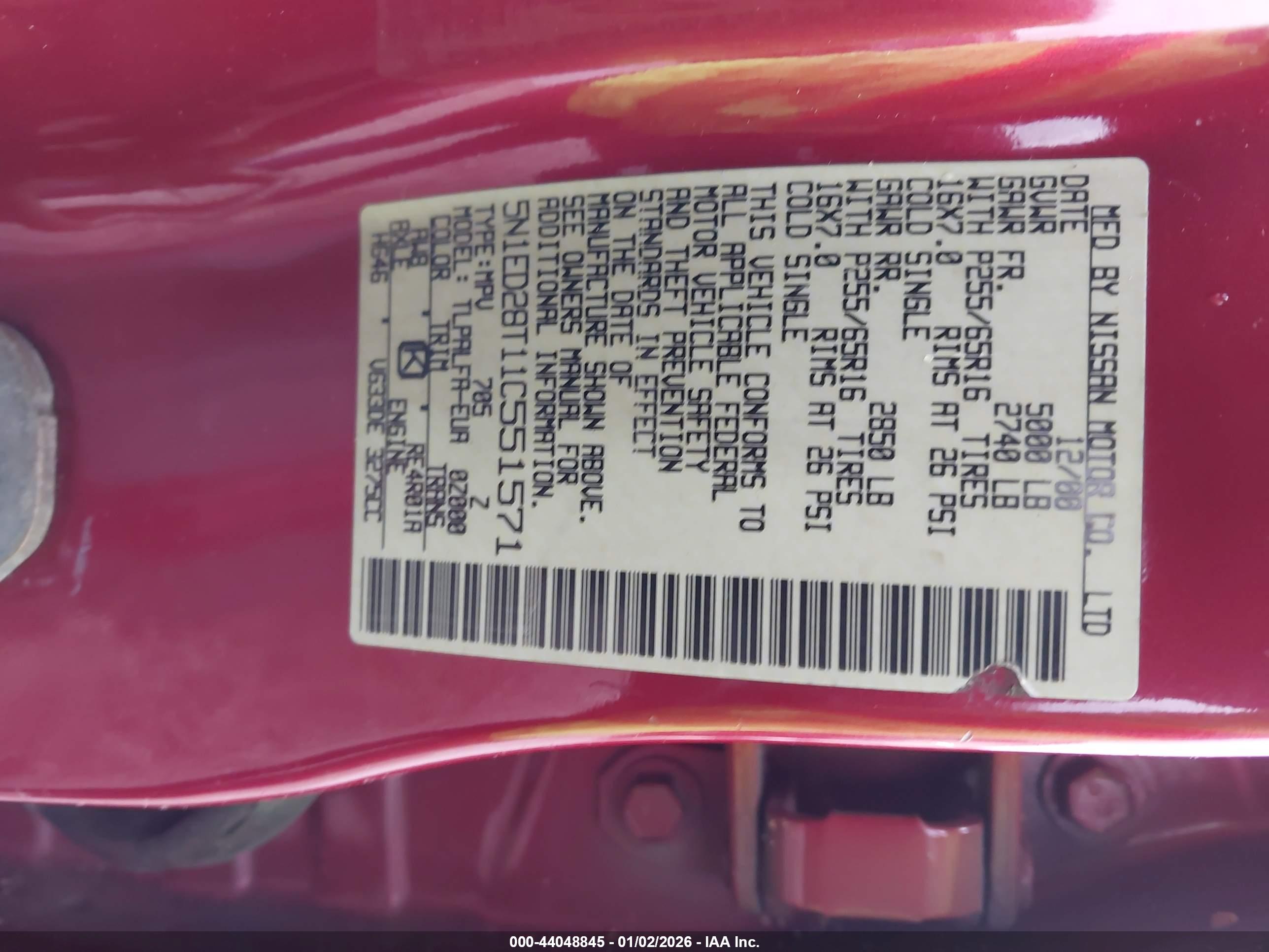 NISSAN XTERRA image 9