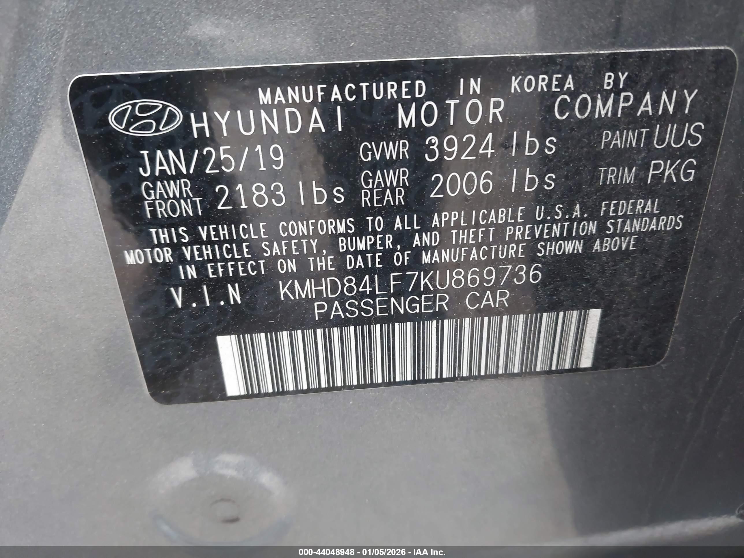 HYUNDAI ELANTRA image 9
