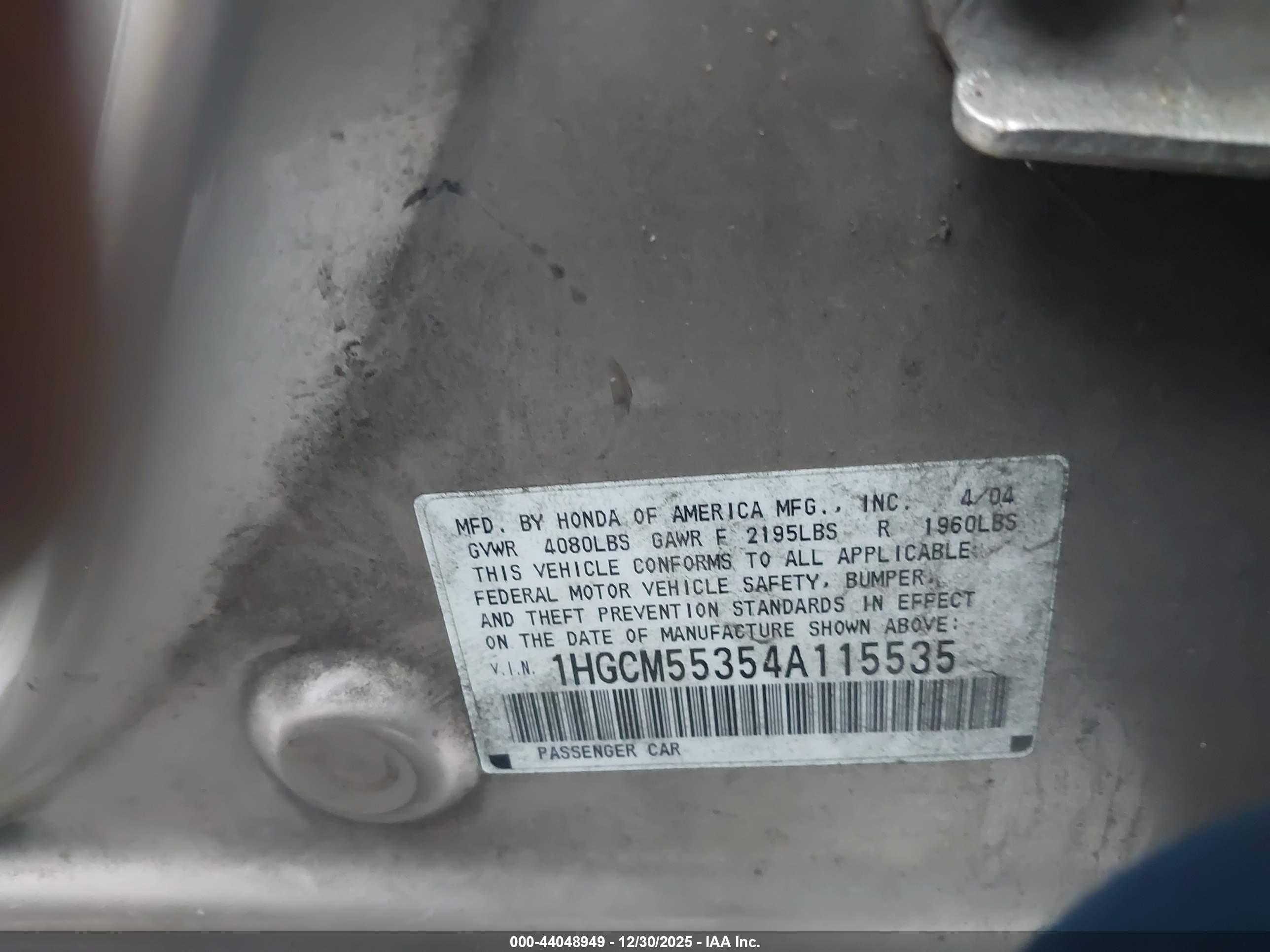 HONDA ACCORD image 9