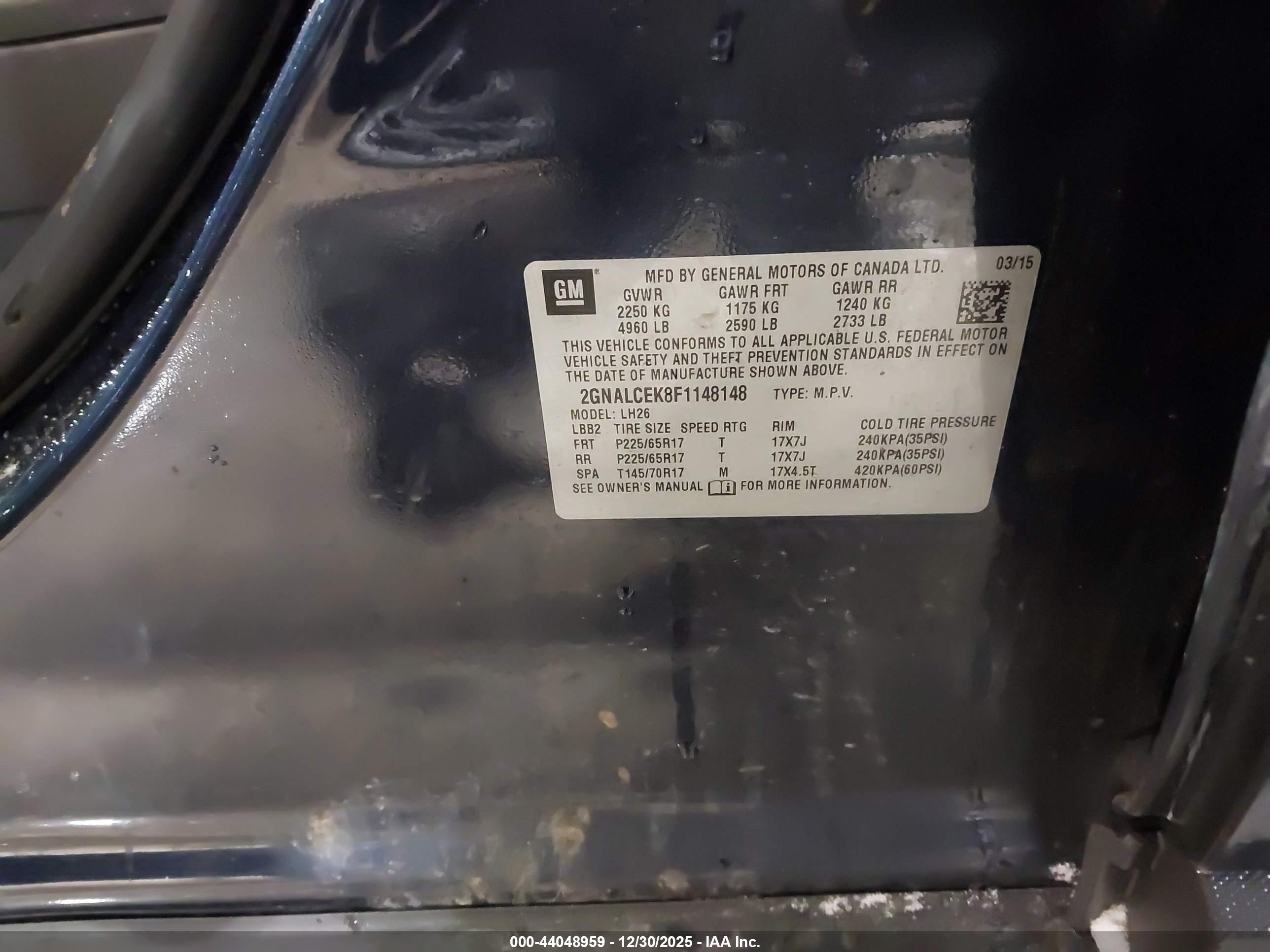 CHEVROLET EQUINOX image 9