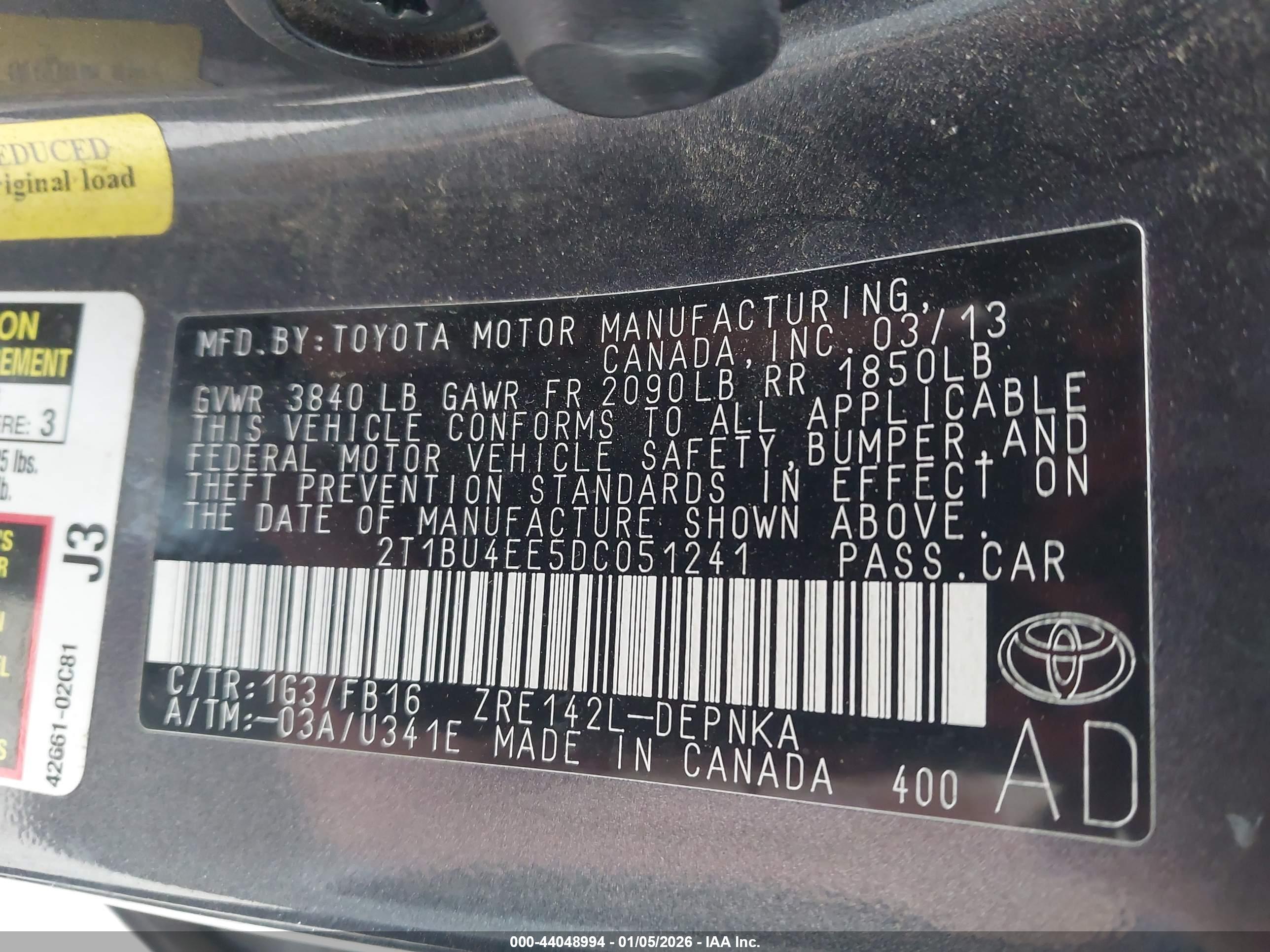 TOYOTA COROLLA image 9