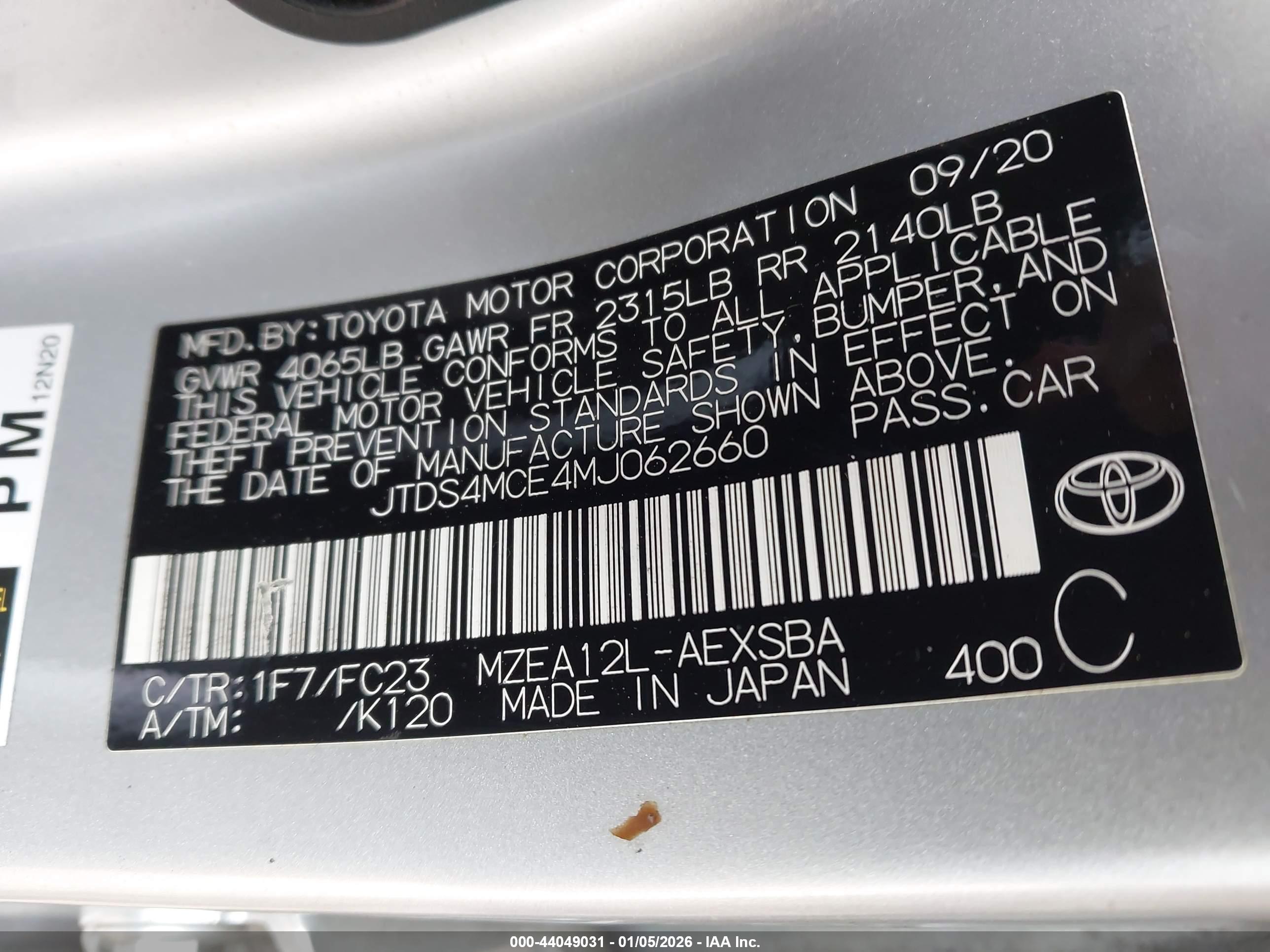 TOYOTA COROLLA image 9