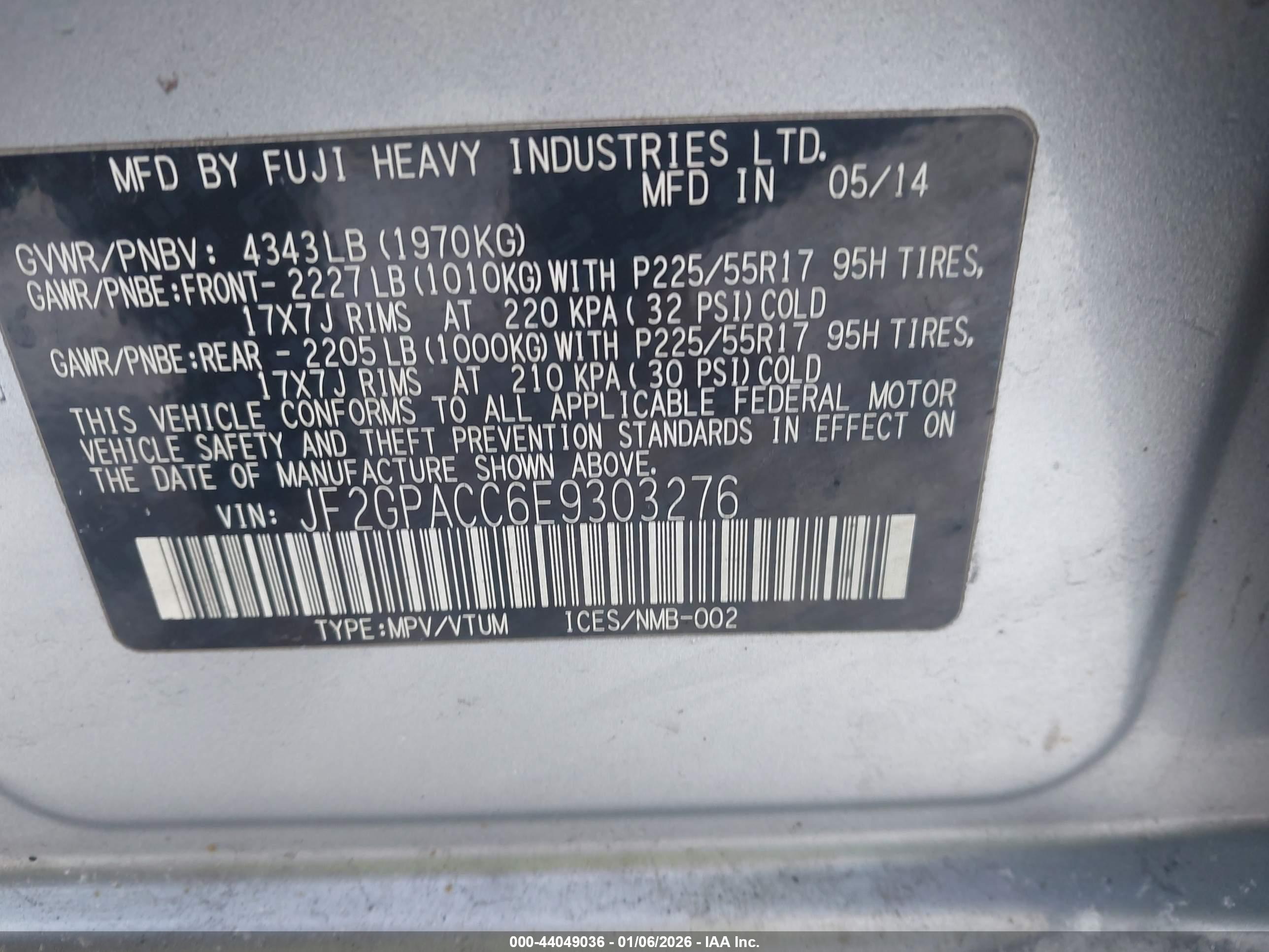 SUBARU XV image 9