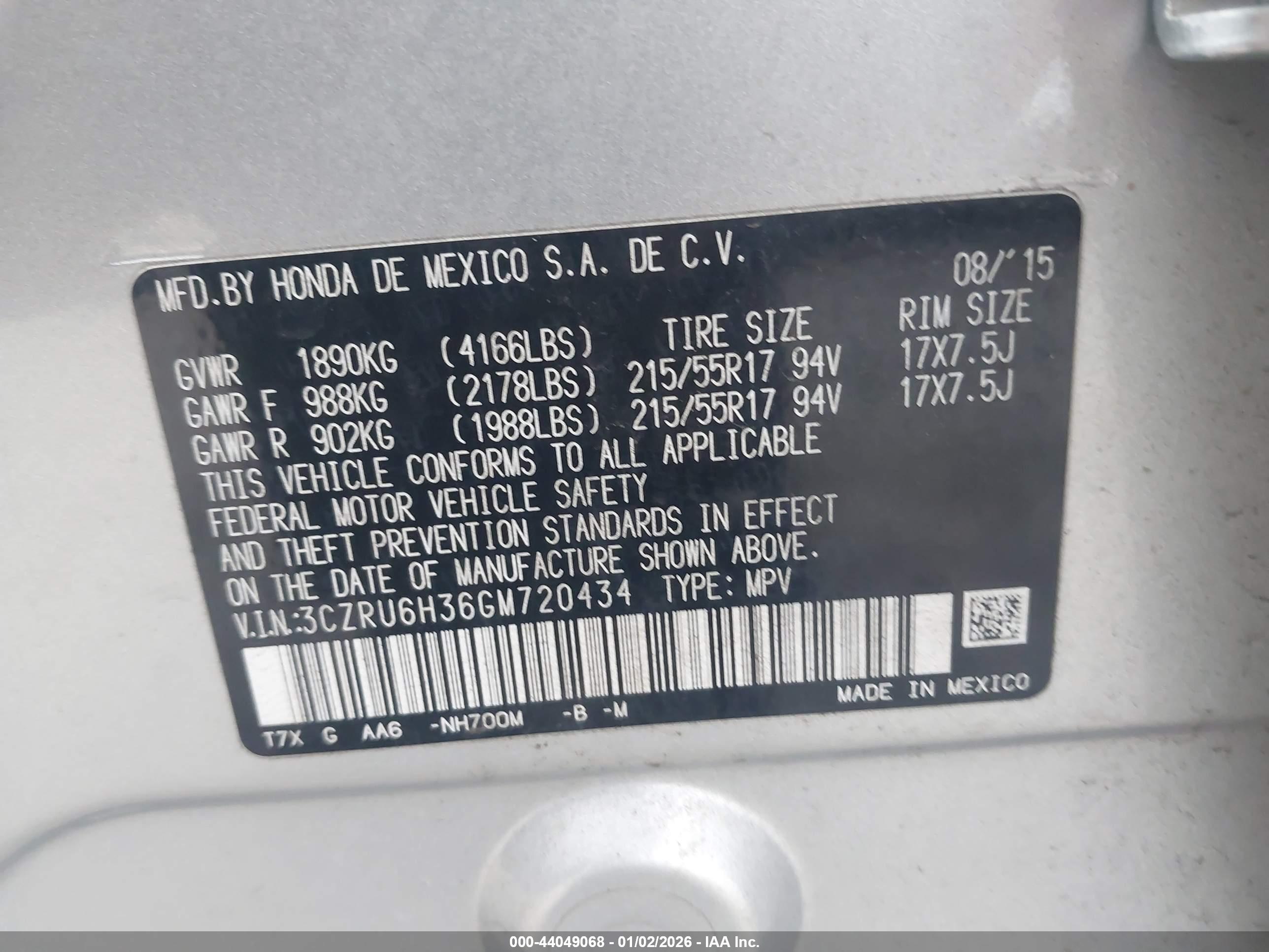 HONDA HR-V image 9