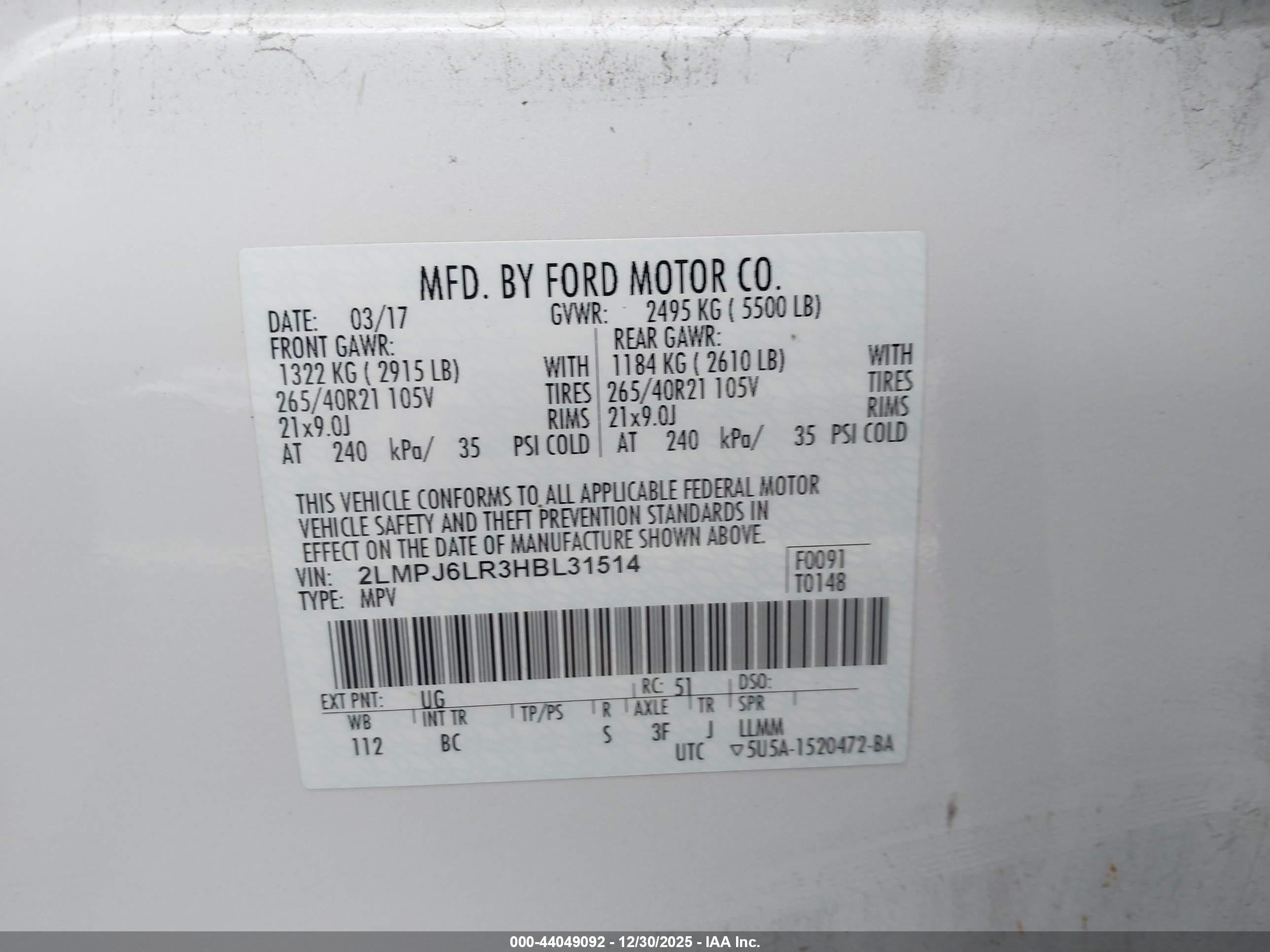 LINCOLN MKX image 9