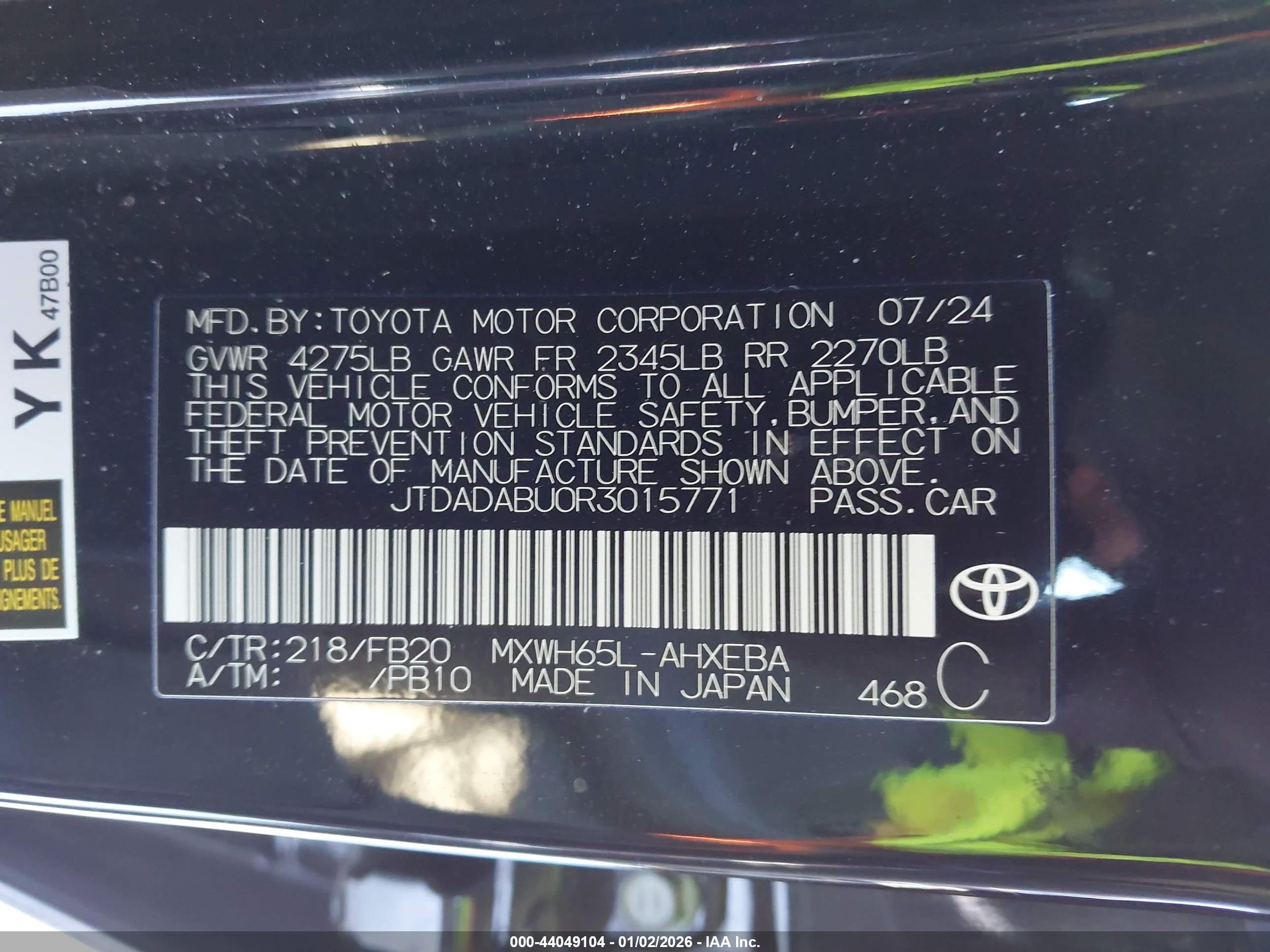 TOYOTA PRIUS image 9
