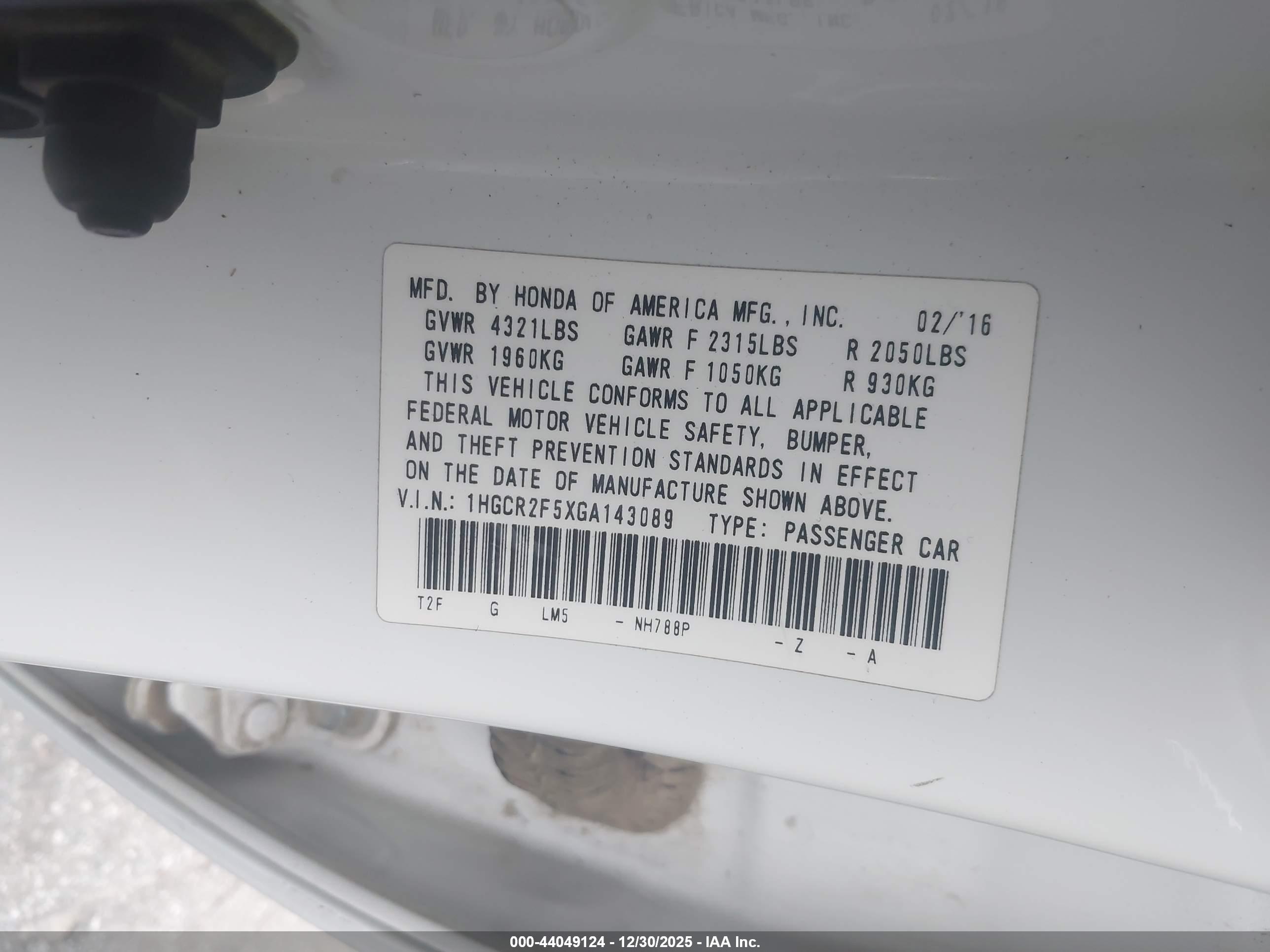 HONDA ACCORD image 9