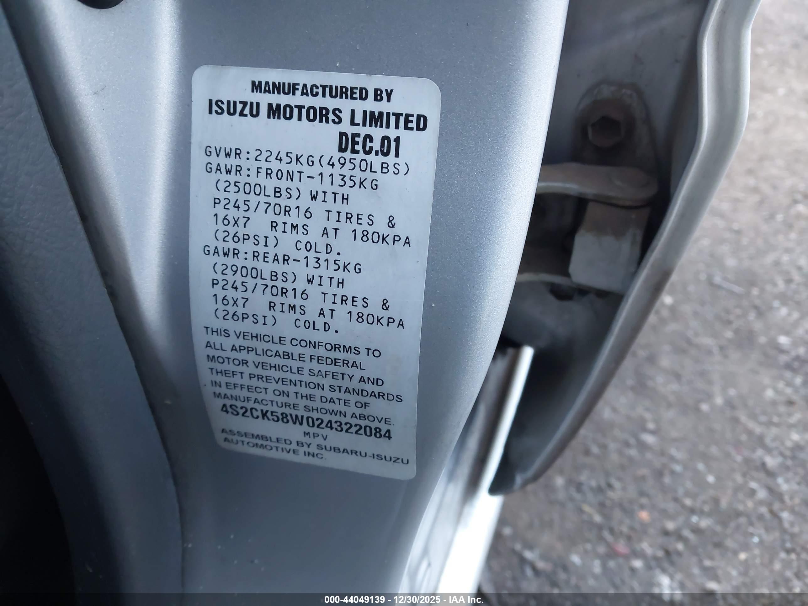 ISUZU RODEO image 9