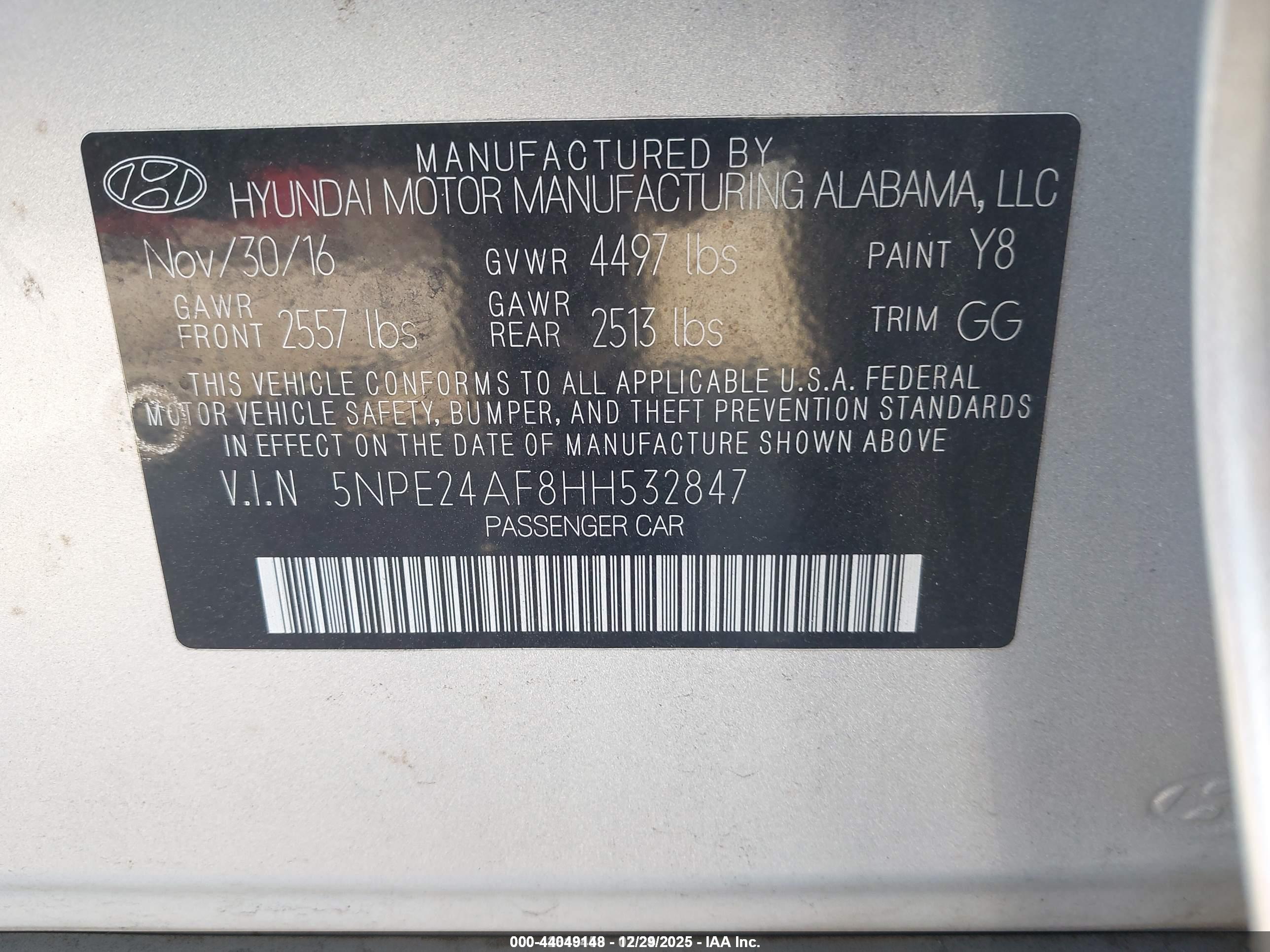 HYUNDAI SONATA image 9