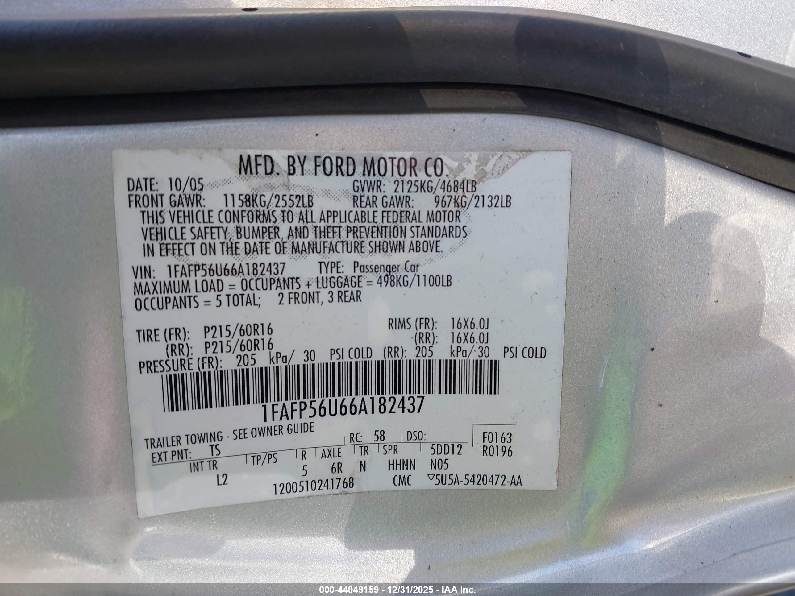 FORD TAURUS image 9