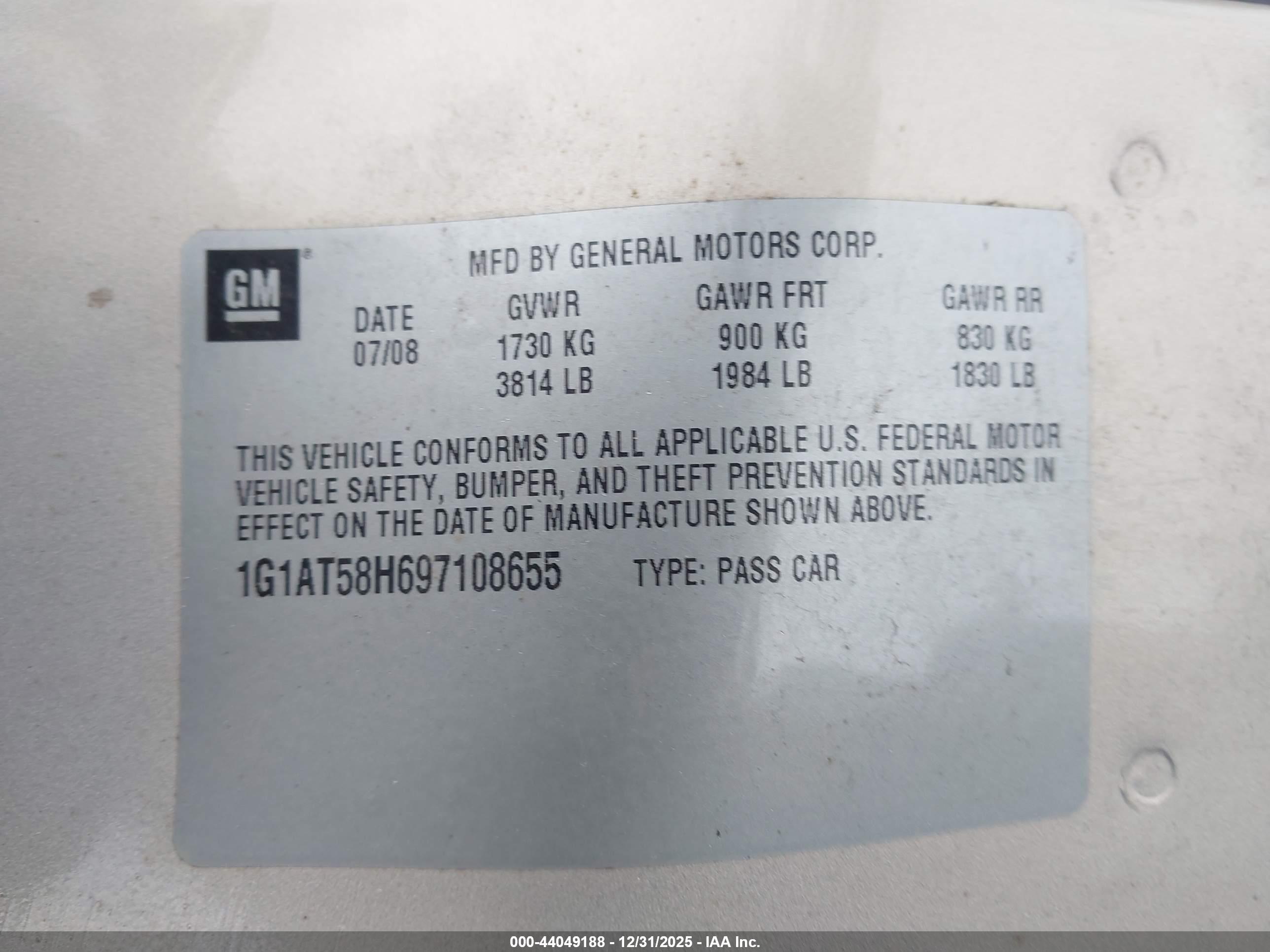 CHEVROLET COBALT image 9