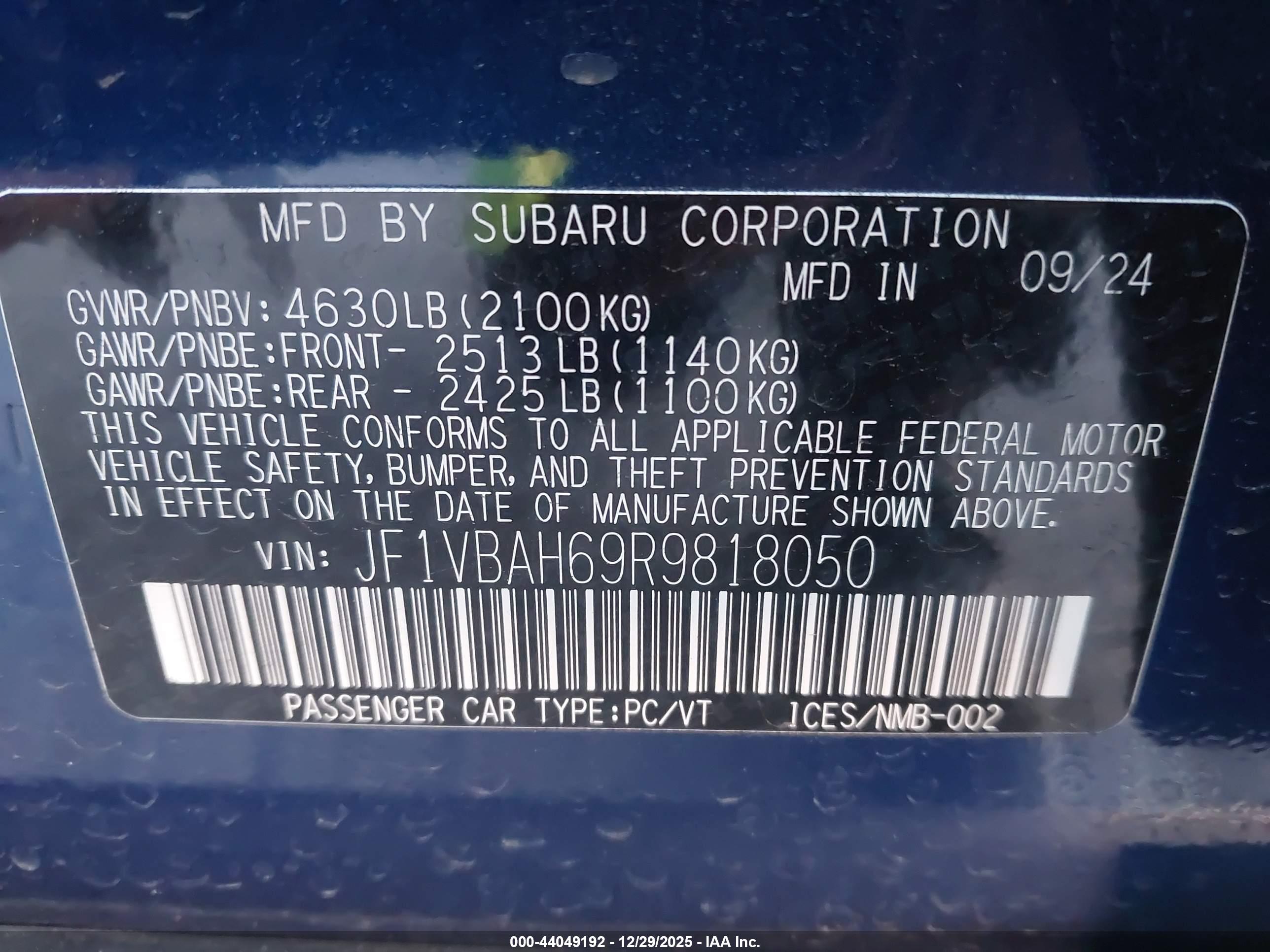 SUBARU WRX image 9