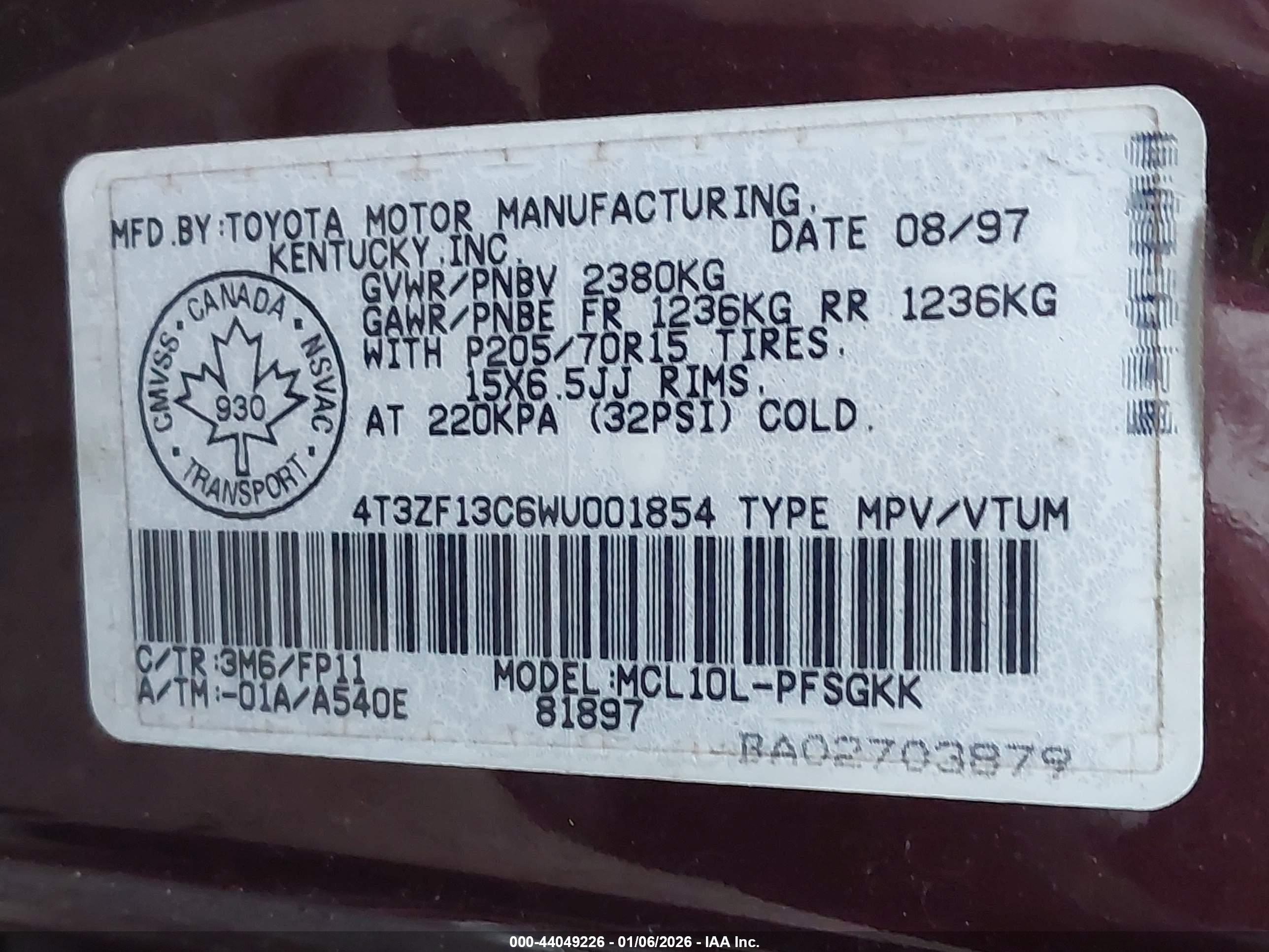 TOYOTA SIENNA image 9