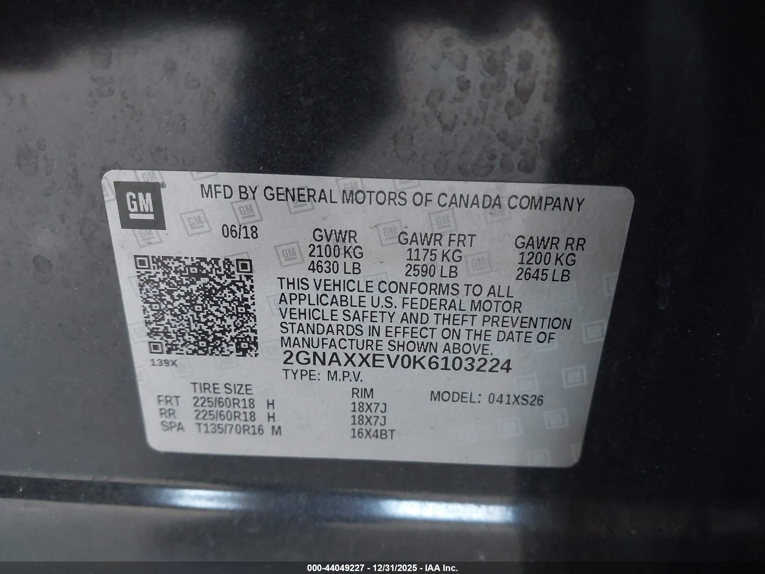 CHEVROLET EQUINOX image 9